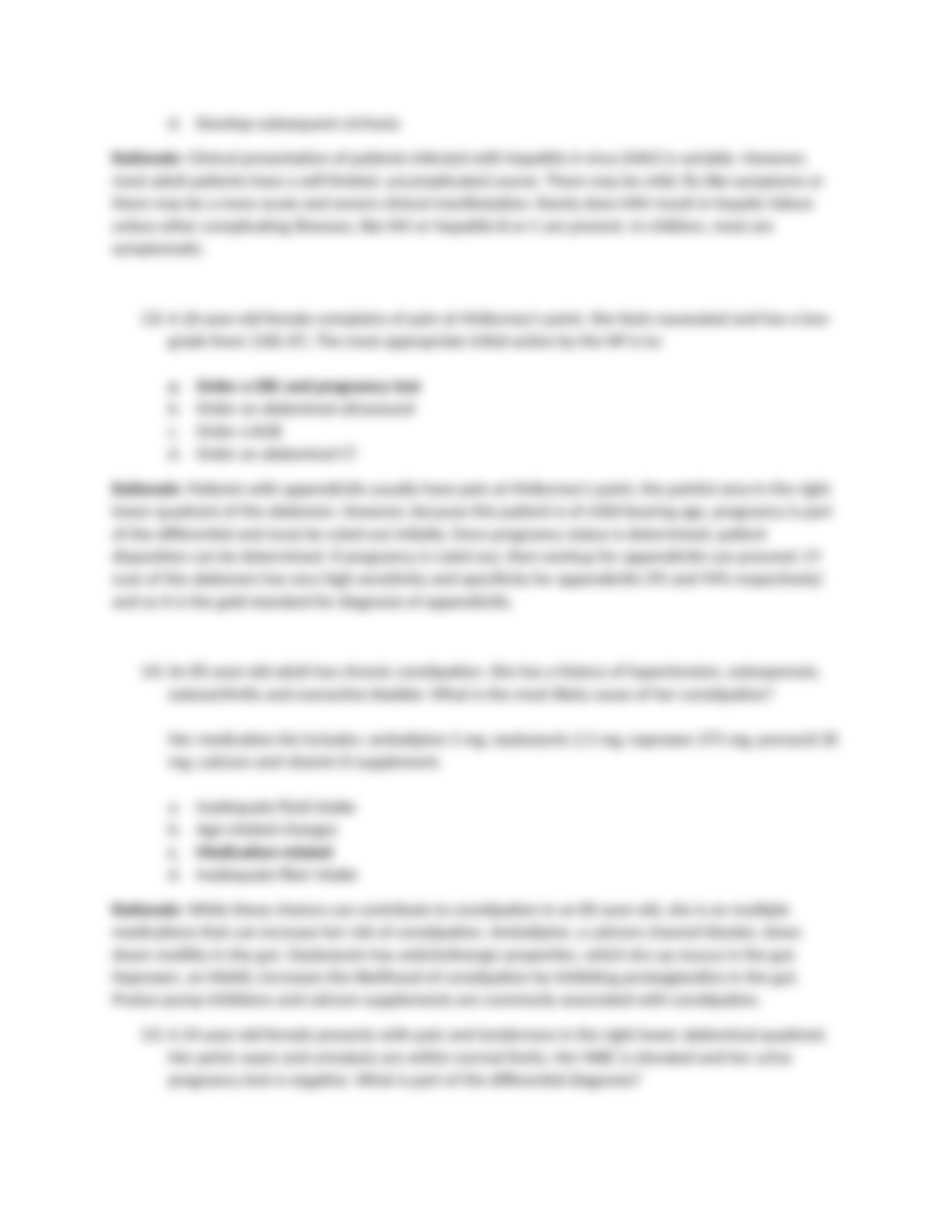 N655 -Gastrointestinal Disorder, hematology disorder Mens health test questions. with answers and ra_d8e467ztvxn_page5