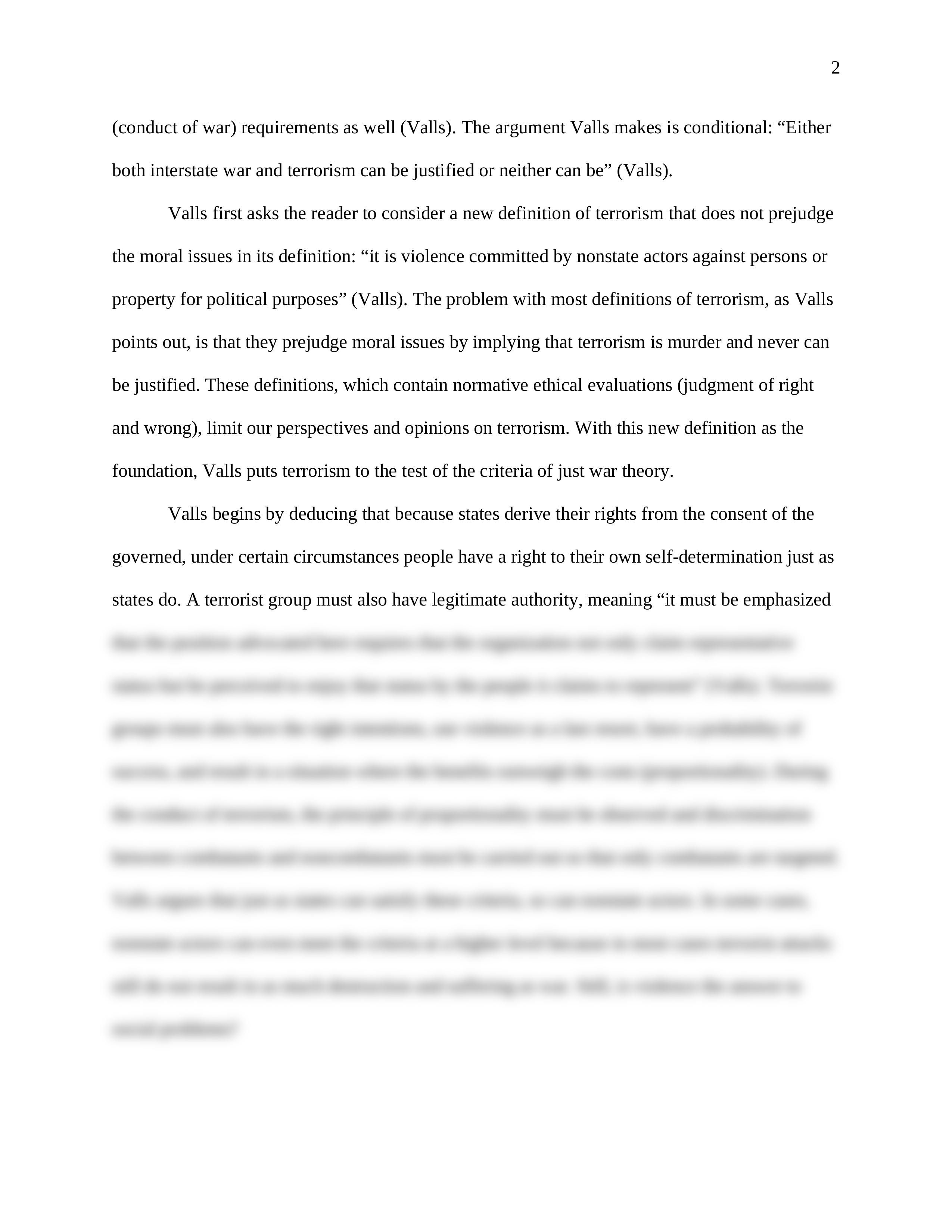 Short Essay 1 - Andrew Valls Criteria and Justified Terrorism_d9mc7hsp1r5_page2