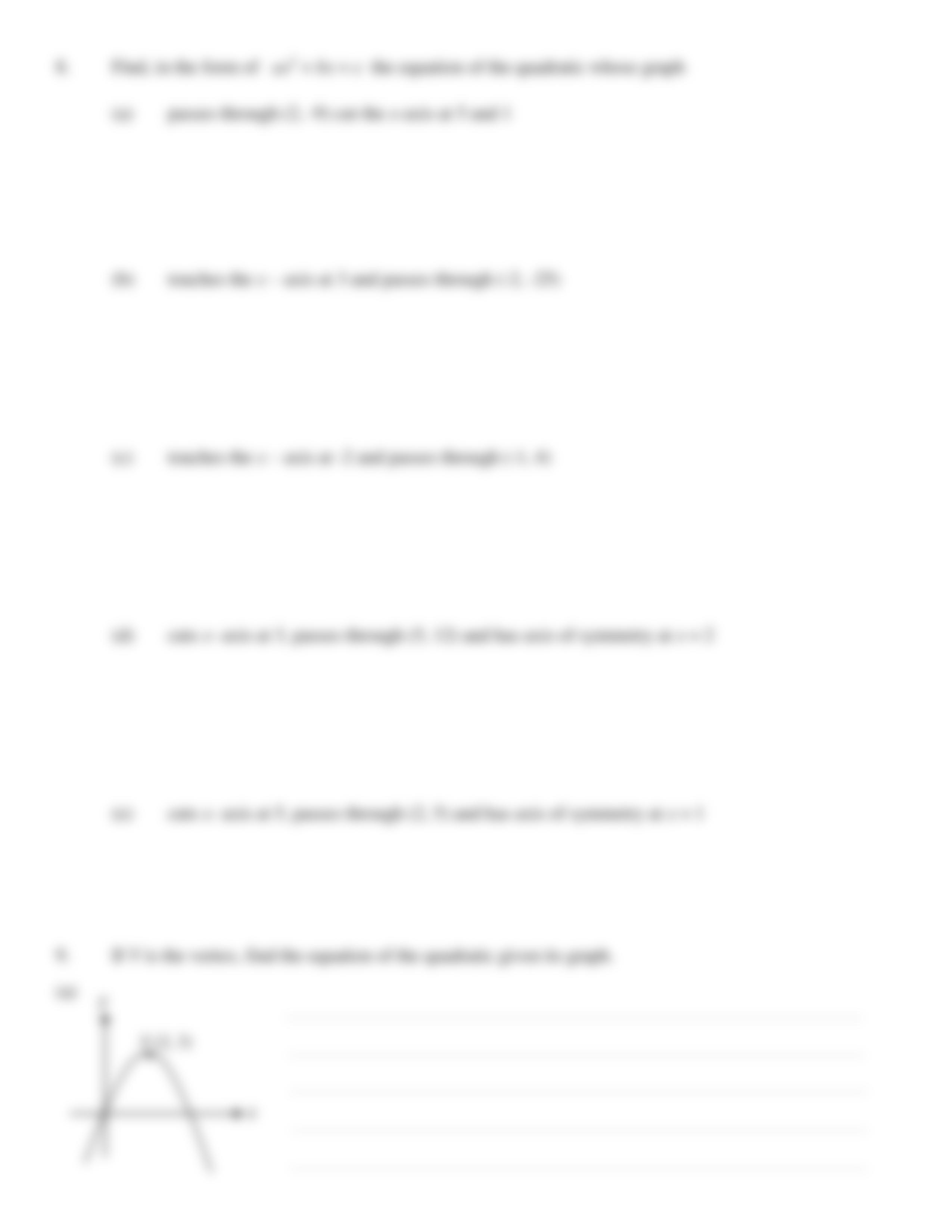 IB Quadratic functions and equations worksheet 1.pdf_daxoa4t36h3_page3