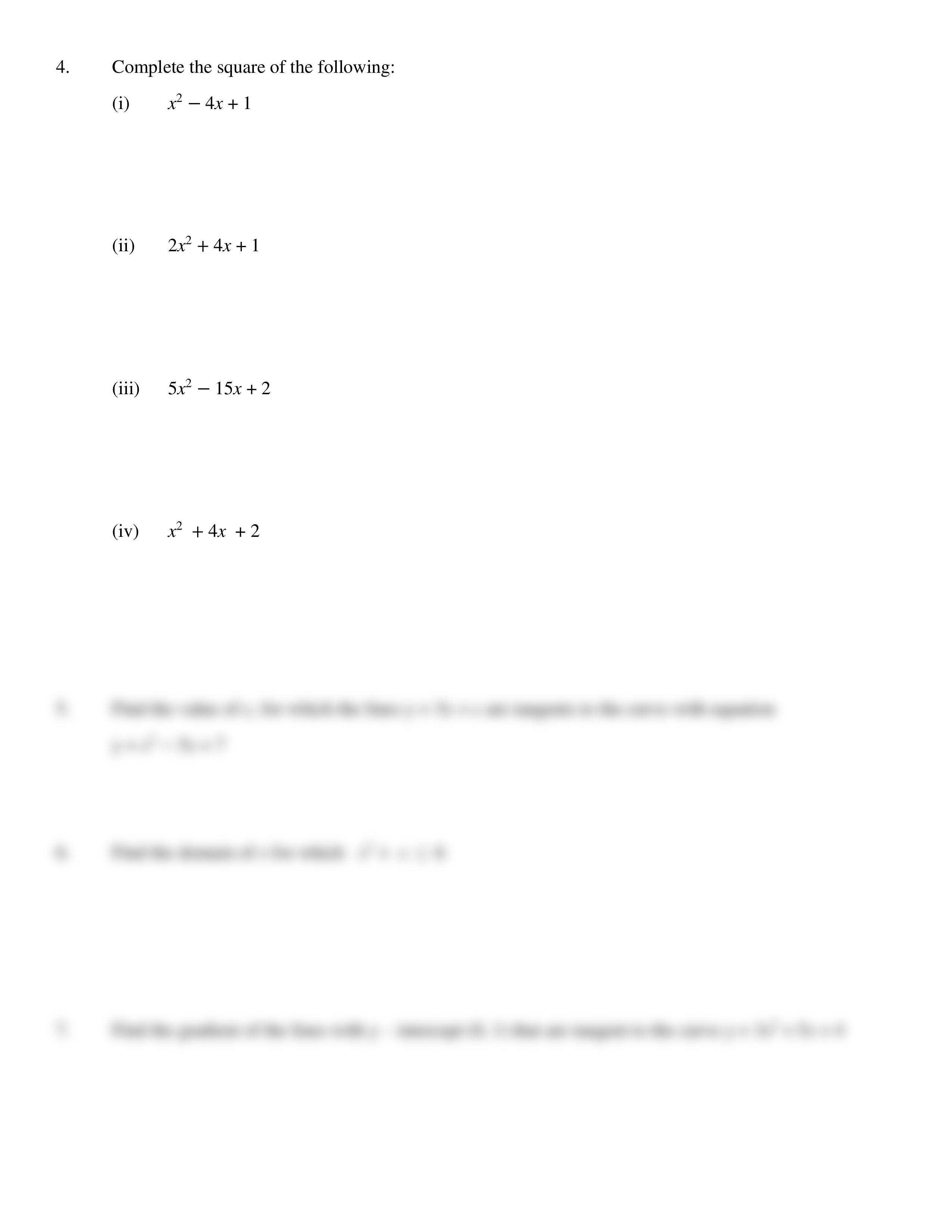 IB Quadratic functions and equations worksheet 1.pdf_daxoa4t36h3_page2