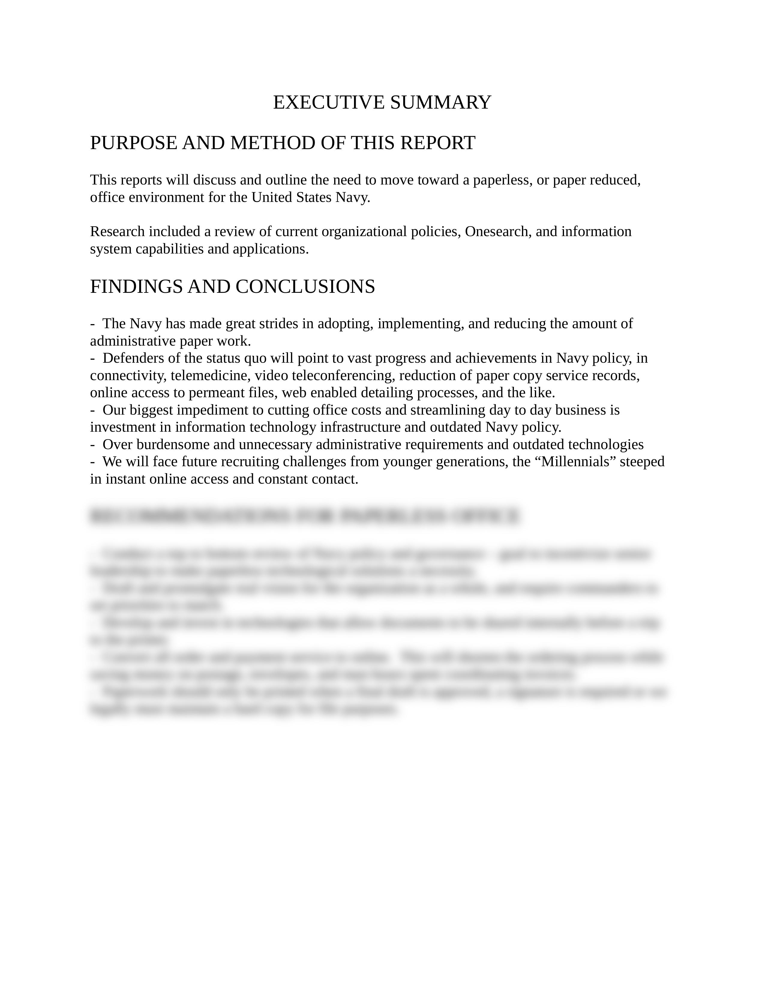 Week 8_Recommendation for Paperless Work Environment_Dennis Hunt.docx_dbnk3892cpj_page2