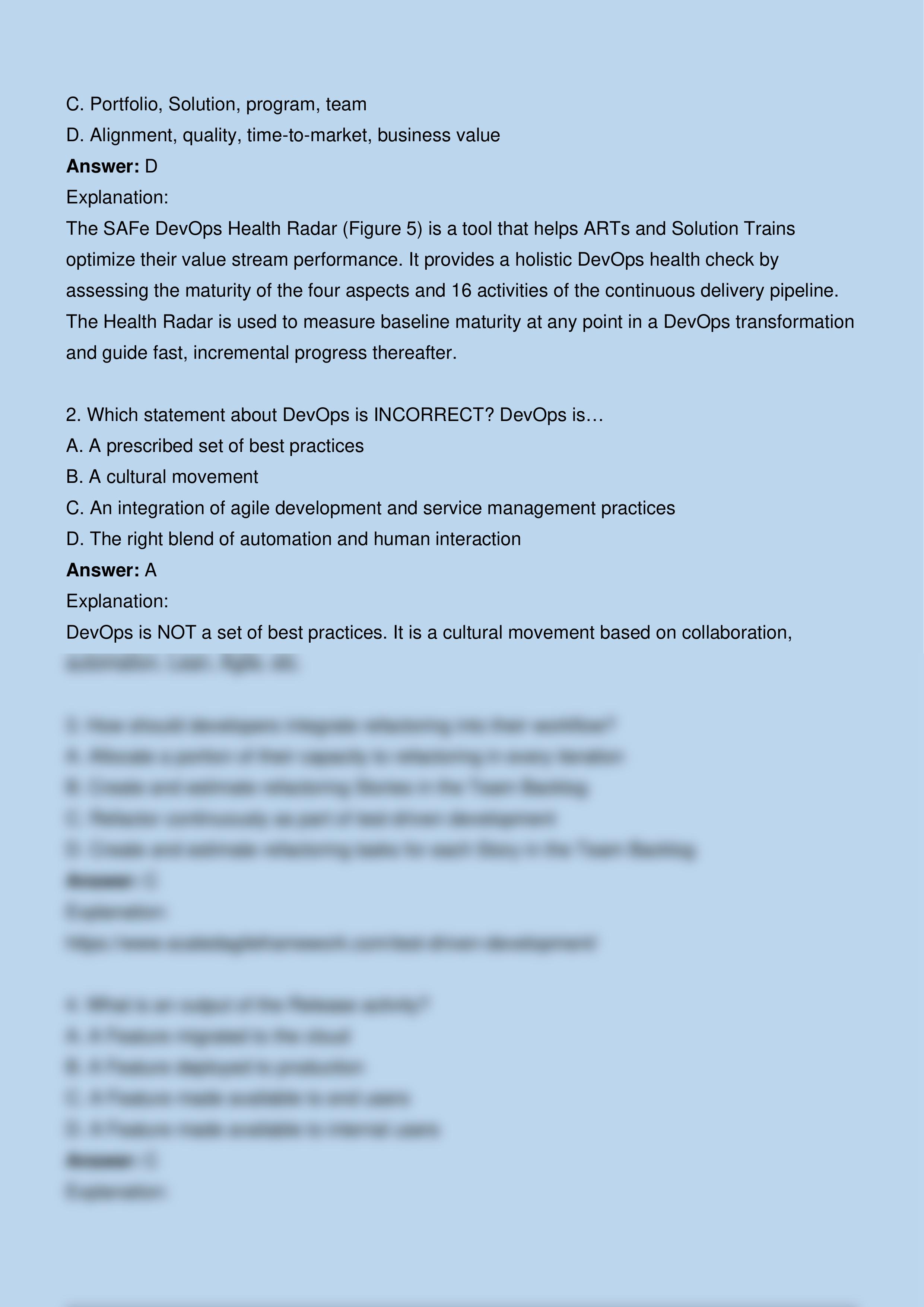 SAFe 5 DevOps Practitioner SAFe-DevOps Exam Dumps.pdf_dbytcbjagb2_page2