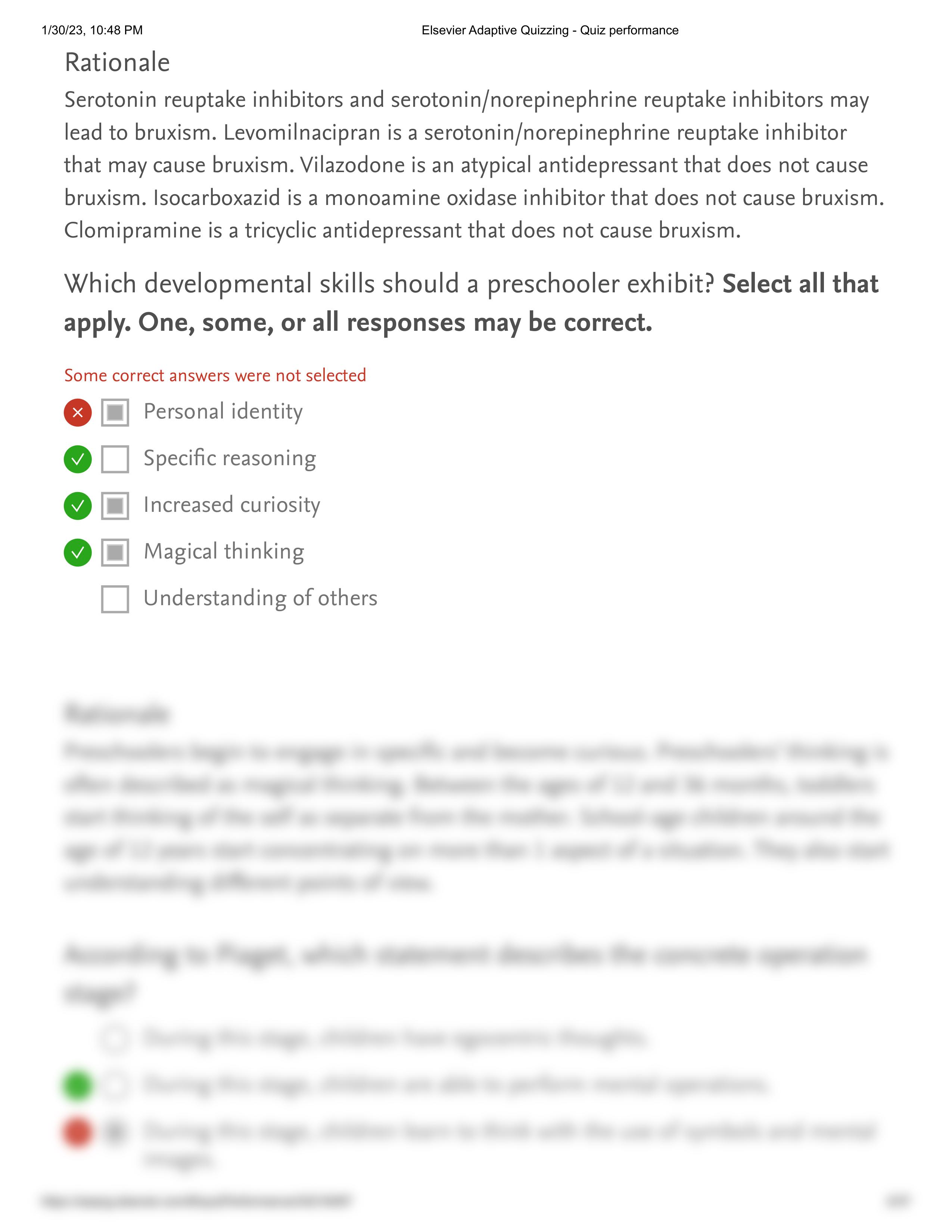 Elsevier Adaptive Quizzing - Quiz performance Cognition.pdf_dc02mylrgpj_page2