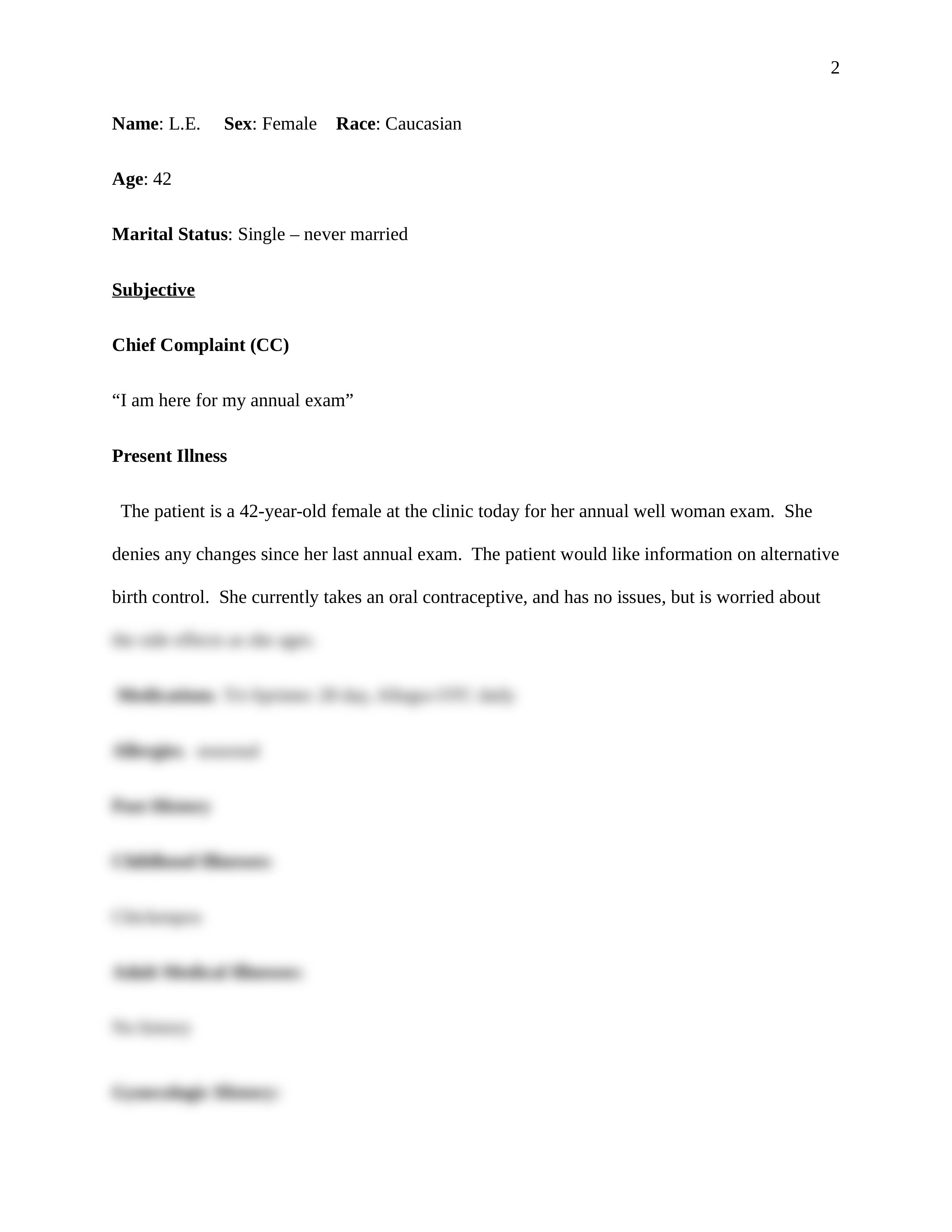 Well Woman Exam SOAP Note_Complex week 6.docx_dcmaxgr3j6b_page2