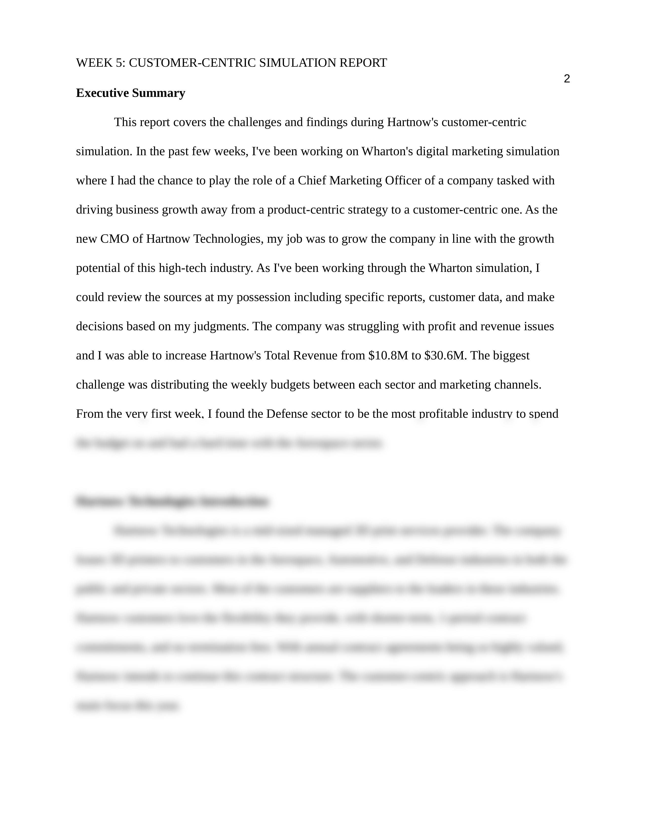 MKTG 633802 - Week 7 - Customer Centric Simulation and Strategic Report - Melody Hajian.docx_dcx09uexbq9_page2