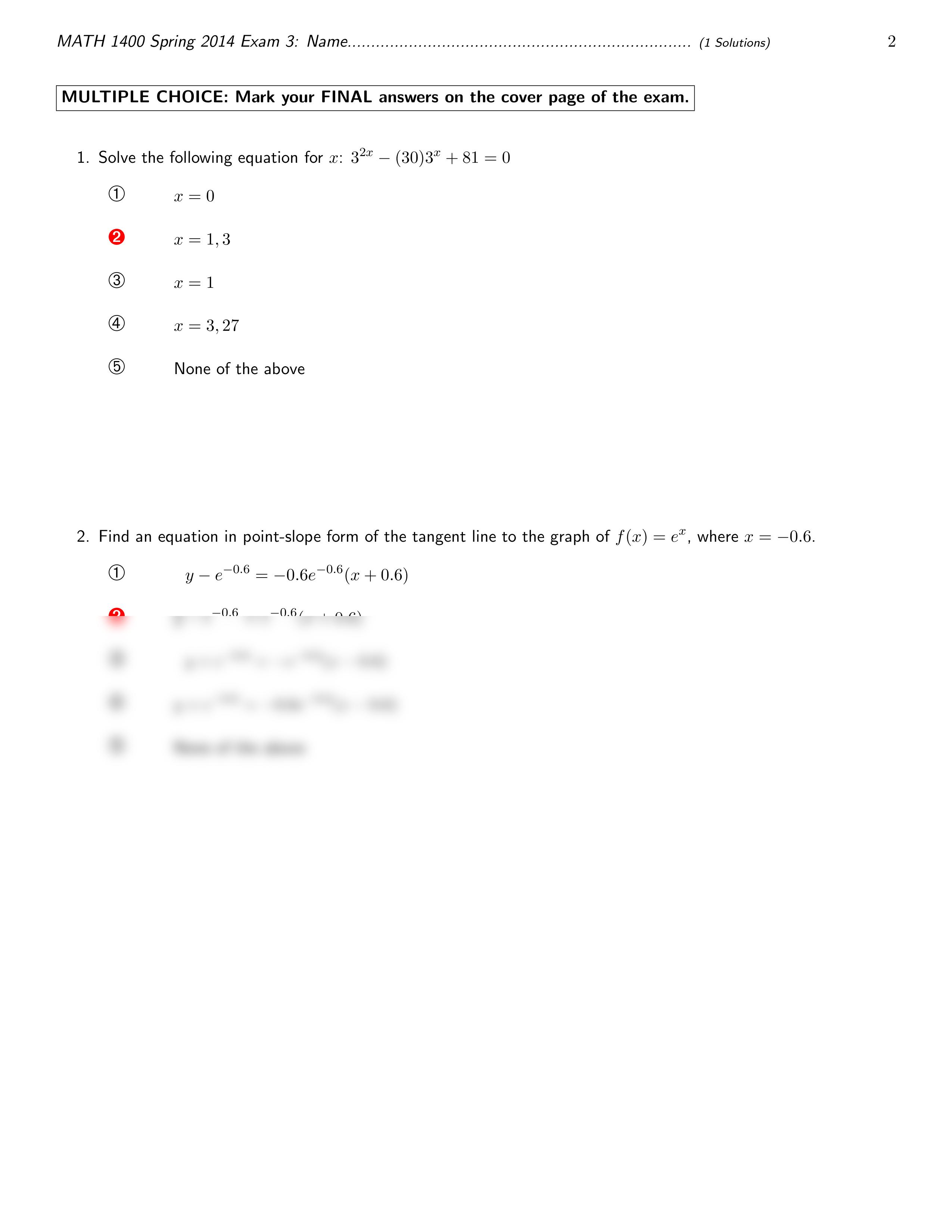 Math 1400_SP2014_Exam 3_V1_Solutions_de32nrw43sw_page2