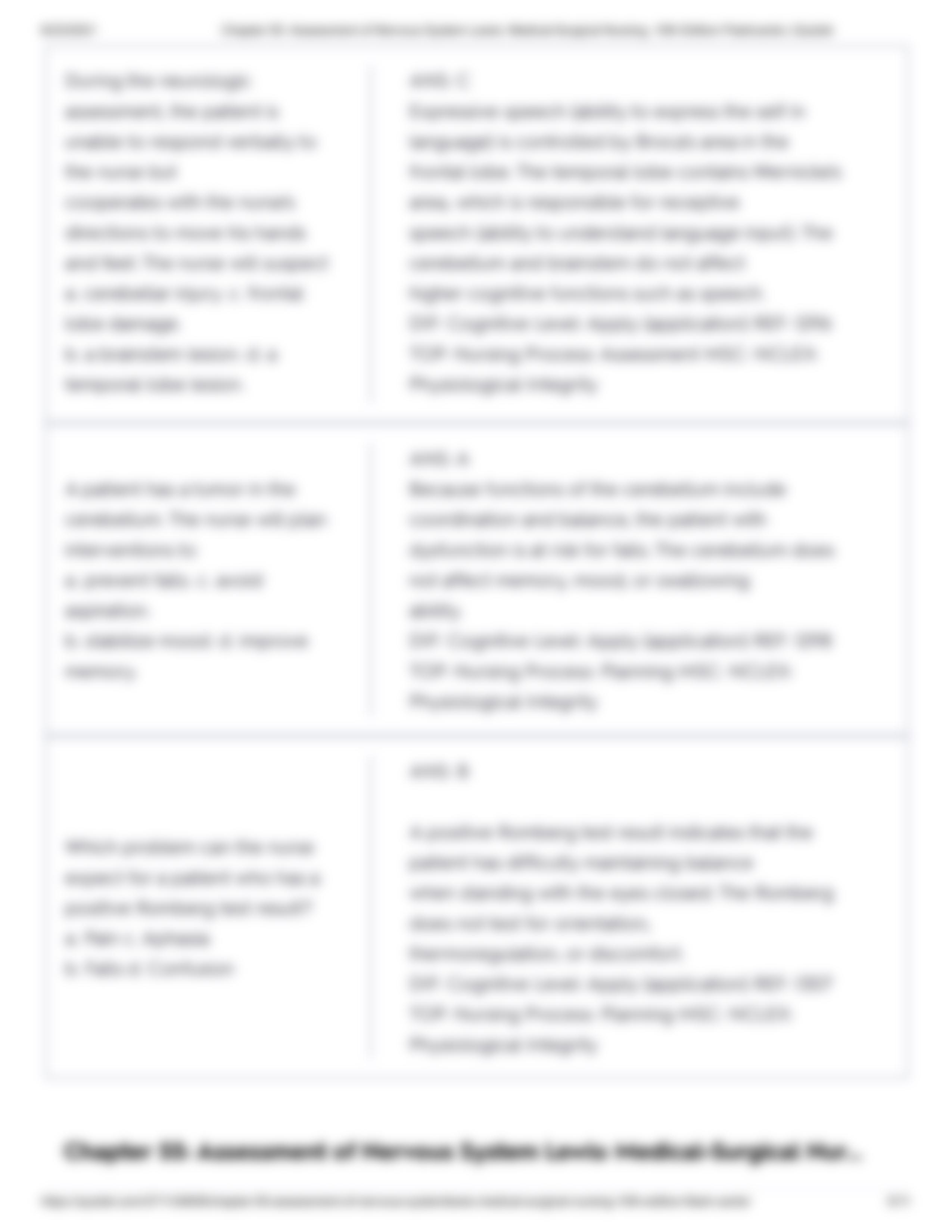 Chapter 55_ Assessment of Nervous System Lewis_ Medical-Surgical Nursing, 10th Edition Flashcards __de458qyoxuu_page5