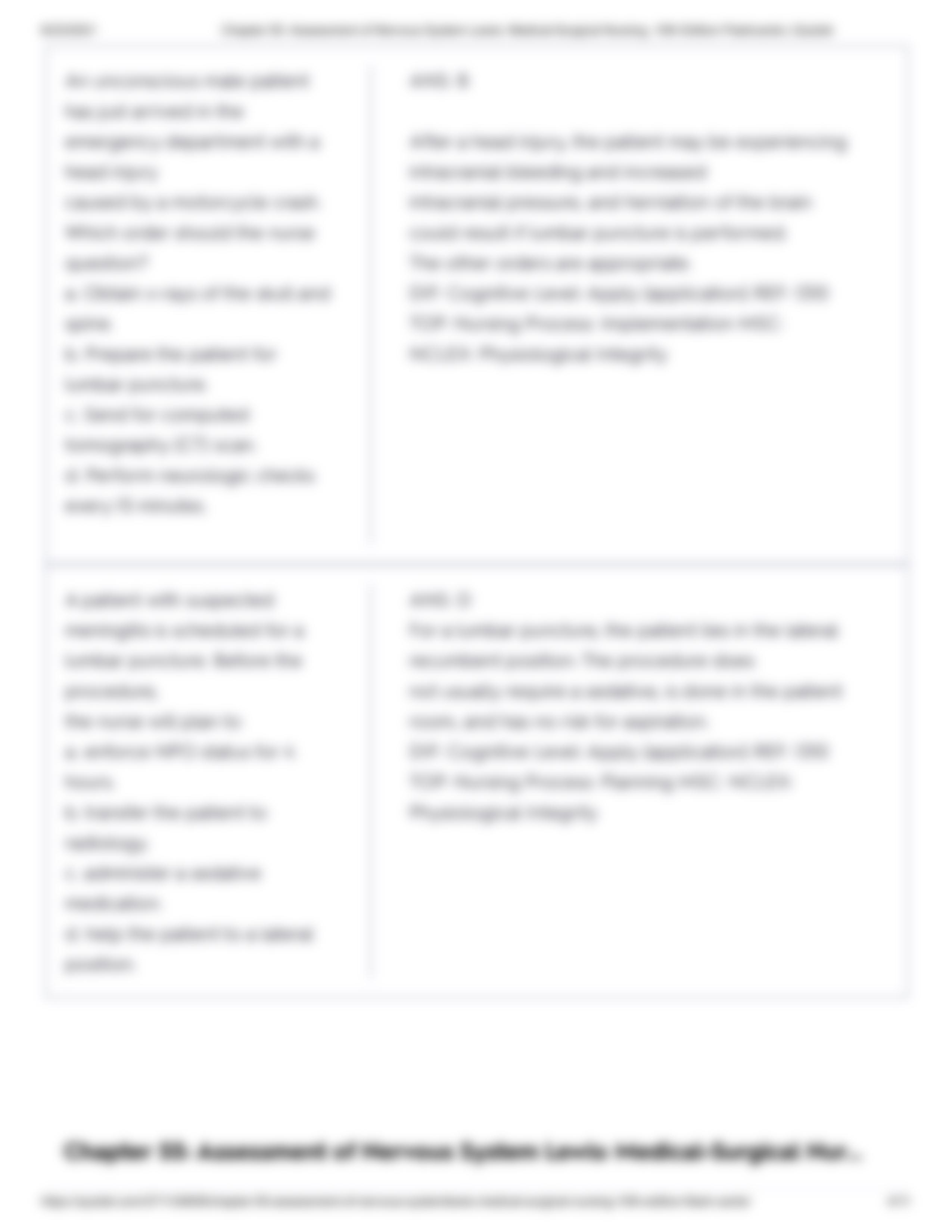 Chapter 55_ Assessment of Nervous System Lewis_ Medical-Surgical Nursing, 10th Edition Flashcards __de458qyoxuu_page4