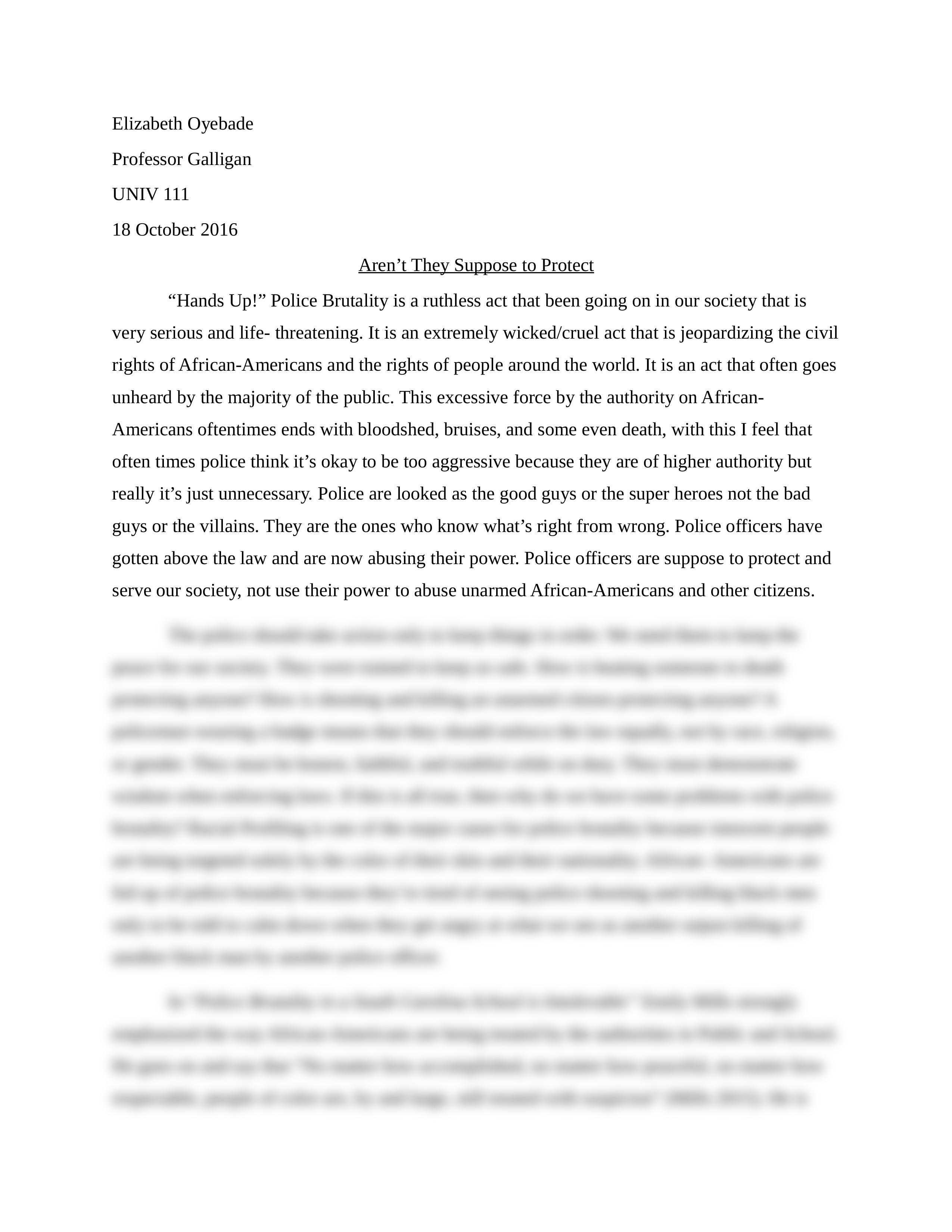 Police Brutality Op-Ed Essay by Elizabeth Oyebade.docx_de78vs0updr_page2