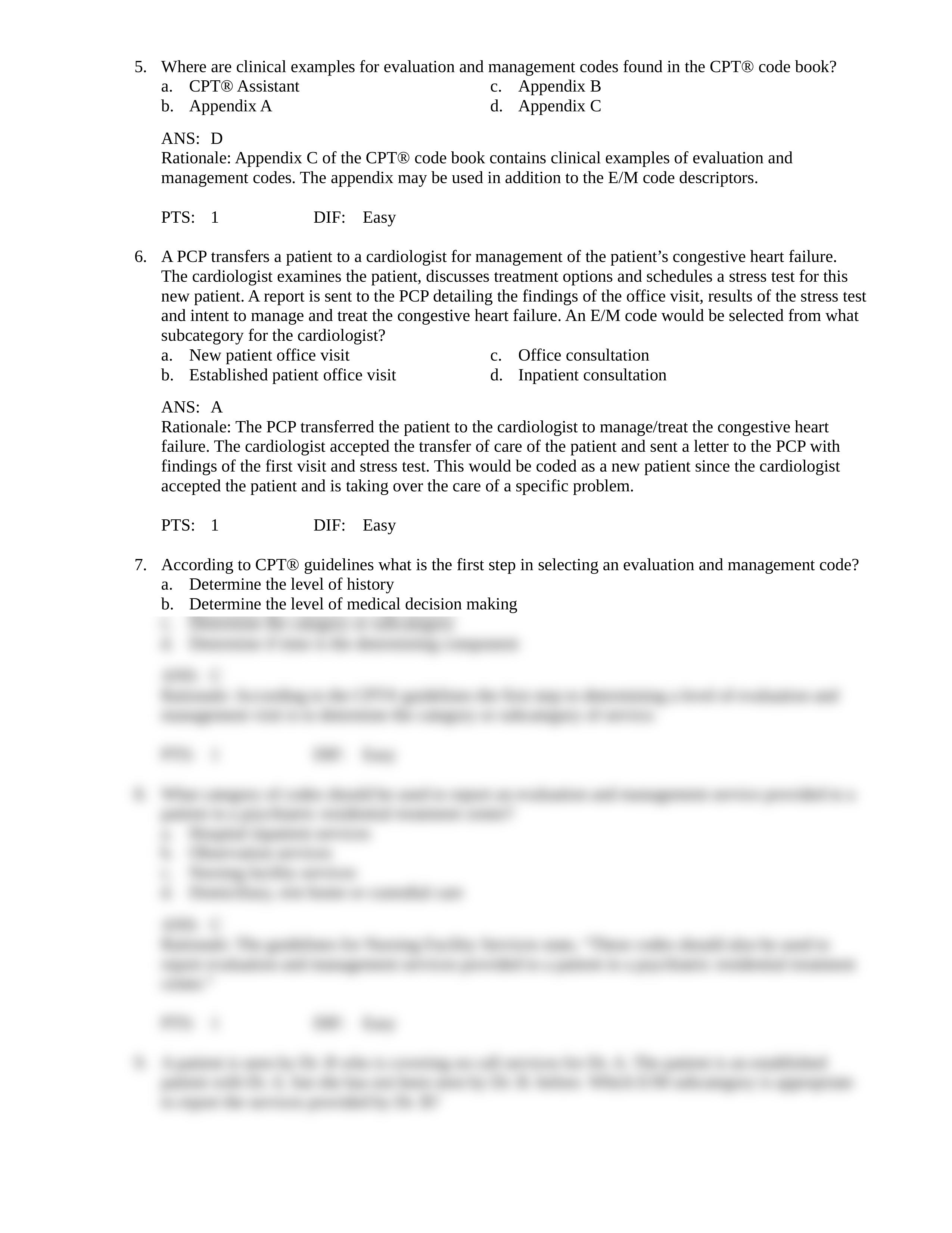 2021 CPC Chapter 19 Evaluation and Management - Answer Key-1.docx_desac9b8uc8_page2