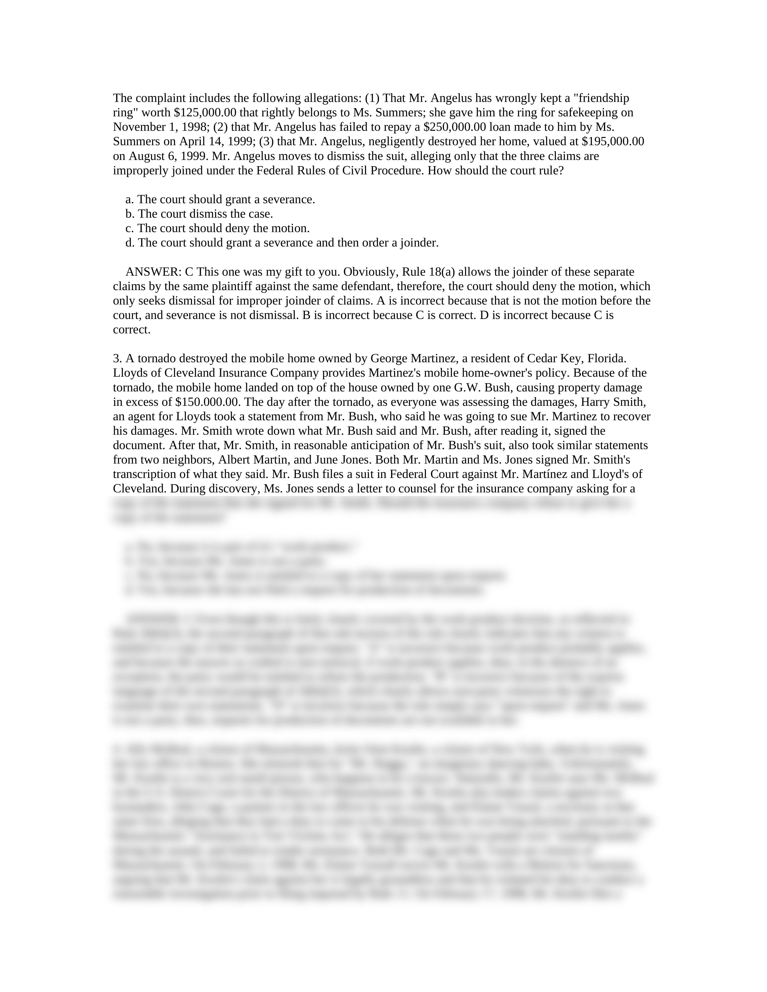 Civil Procedure Sample Exam and Answers_df2om6lh93v_page2