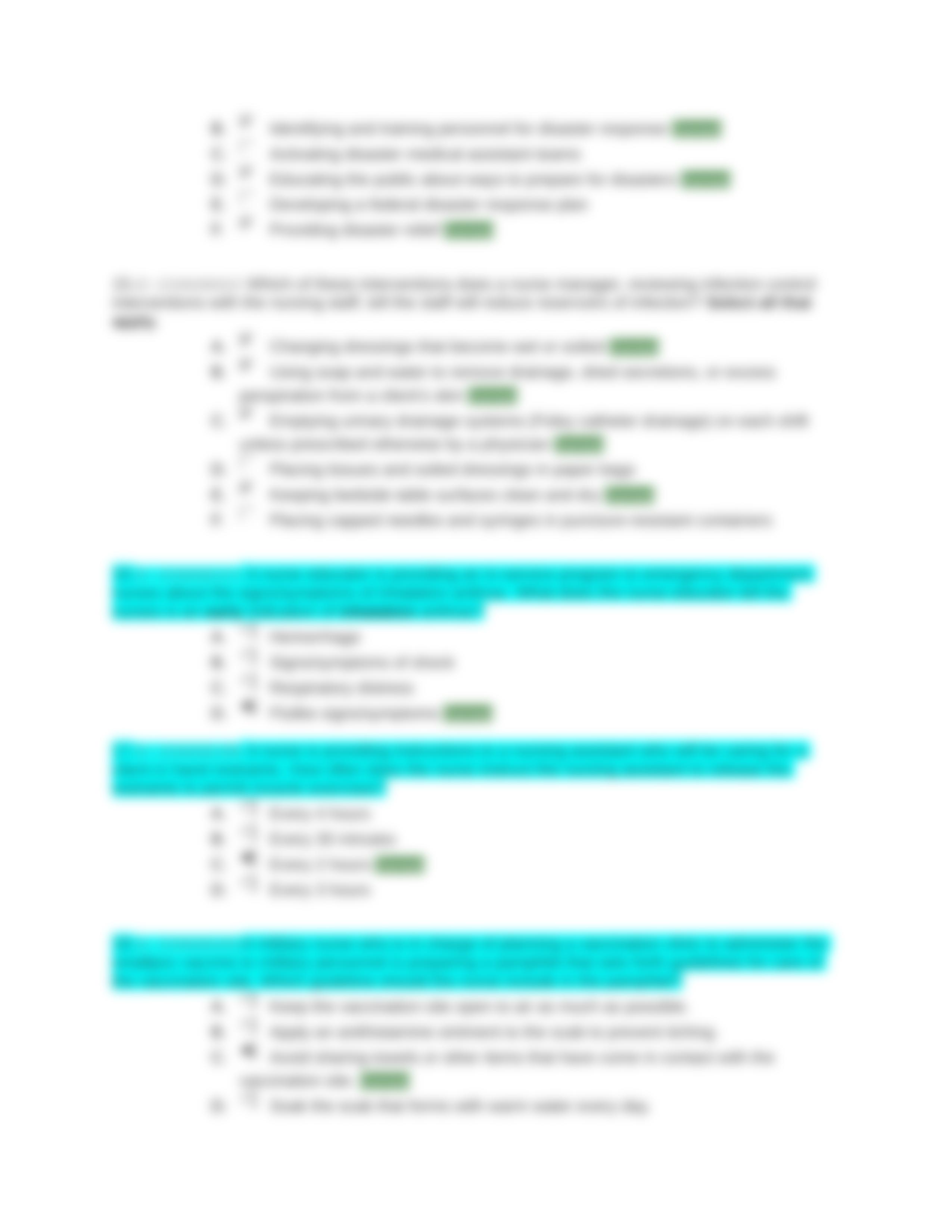 Module 6 Safety and Infection Control Exam - Without Rationale.docx_dfsq84eitdx_page4