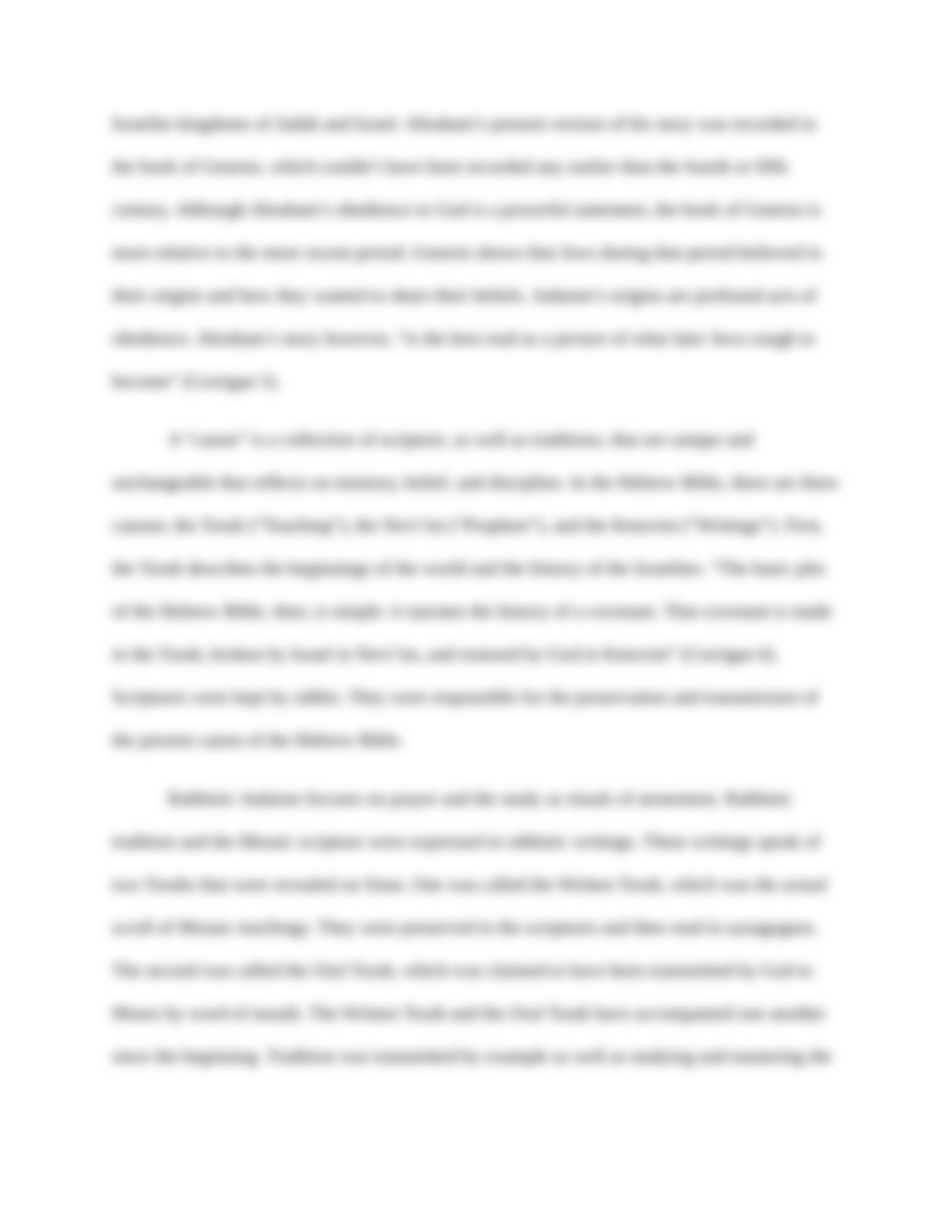 Scripture and Tradition in Judaism, Christianity, and Islam Paper #2_dftr6vvlcof_page3