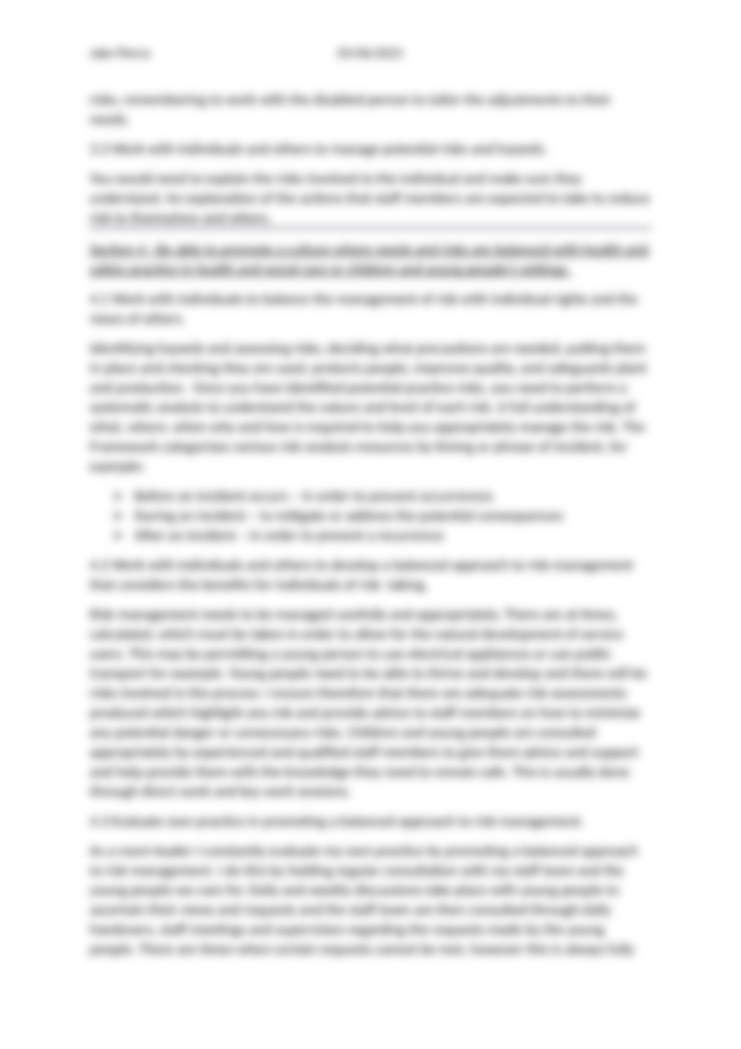 M1 - Develop health and safety and risk management policies procedures and practice in health and so_dftx8nrygqj_page5