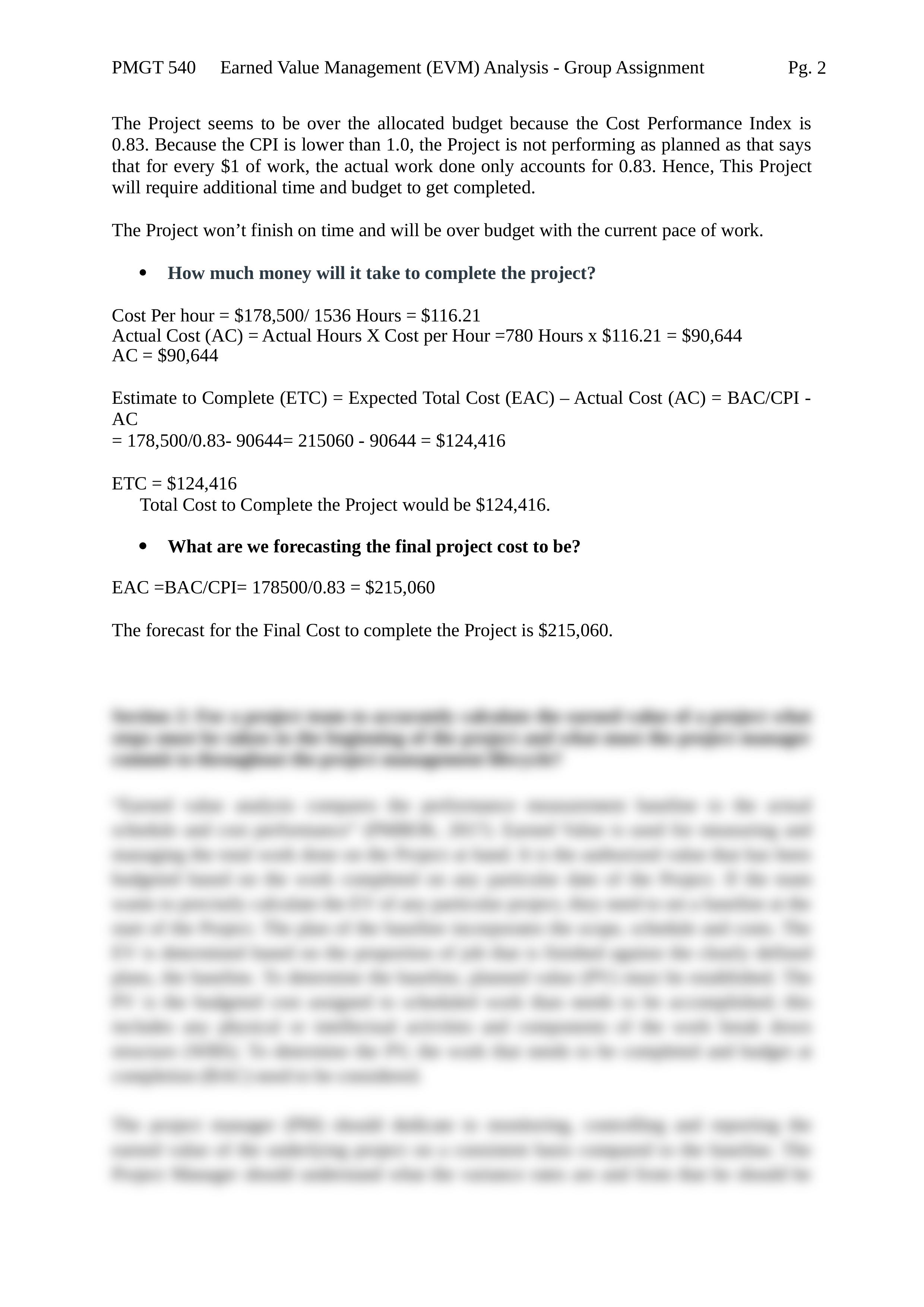 Earned Value Managment (EVM) Analysis - Group Assignment final.docx_dg9thrumoot_page2