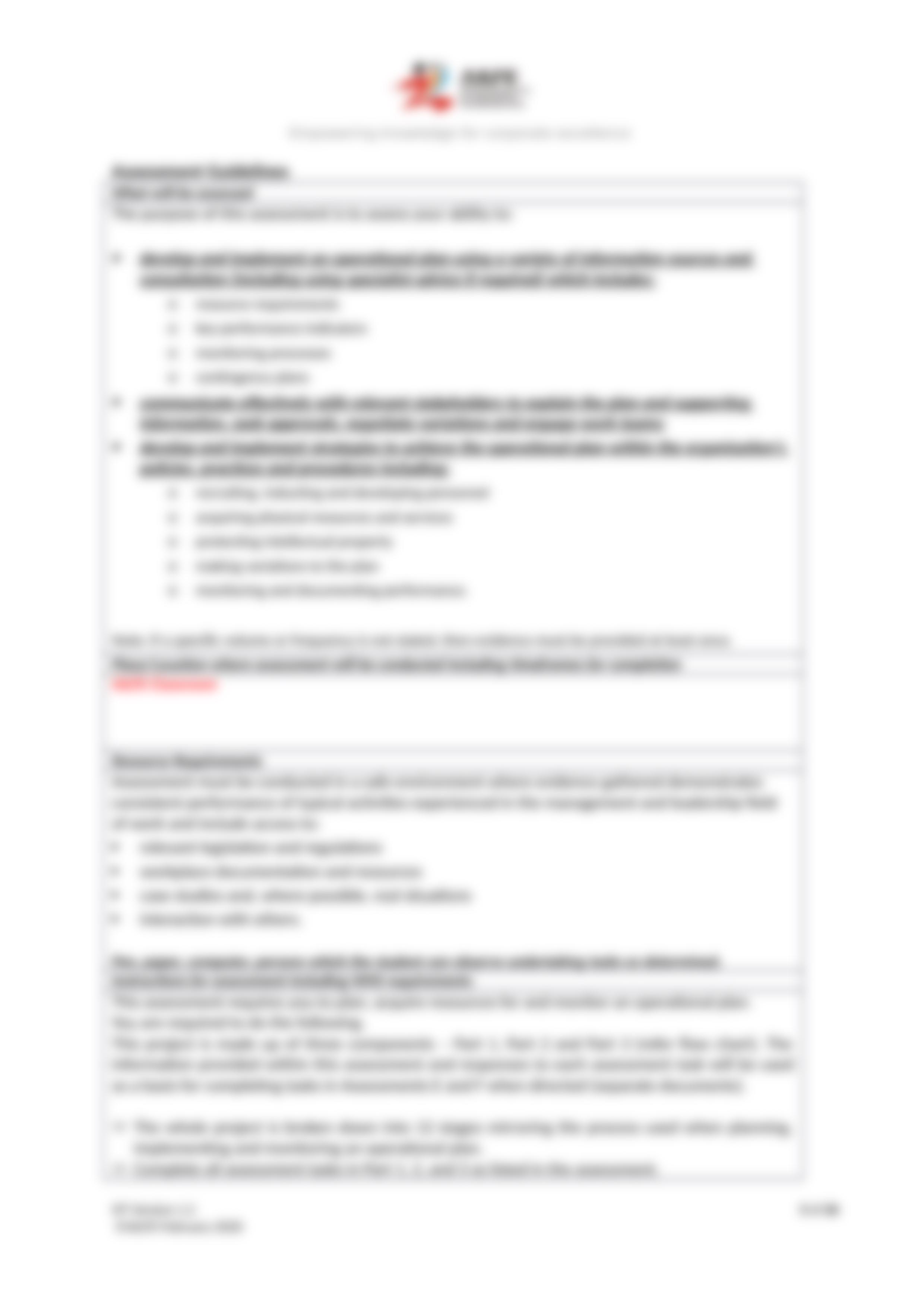 BSBMGT517_ASSESSMENT 2_Project Develop an Operational Plan.docx_dg9tsagk67a_page3