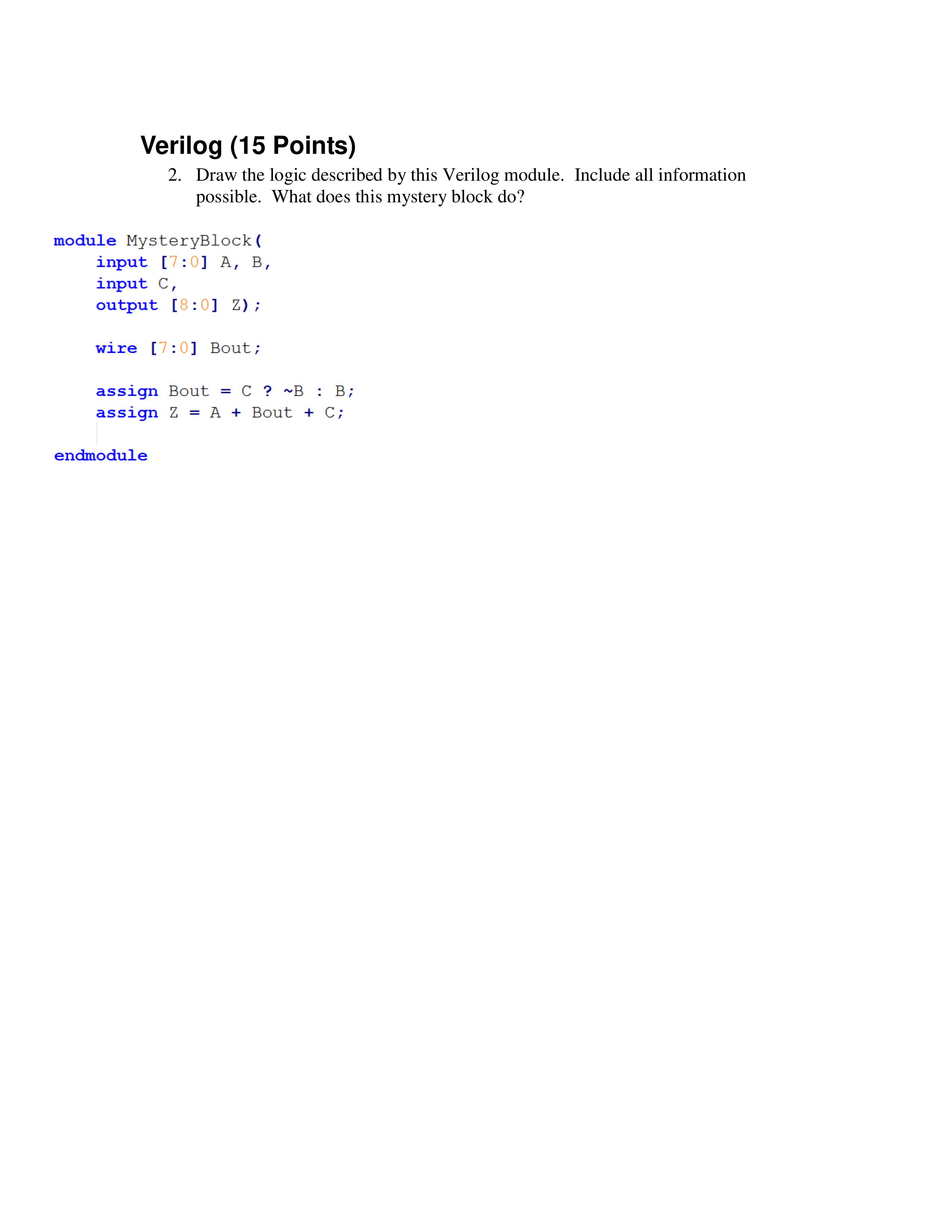 Midterm Exam 2 on Digital Logic Design_dghd7htw26a_page2