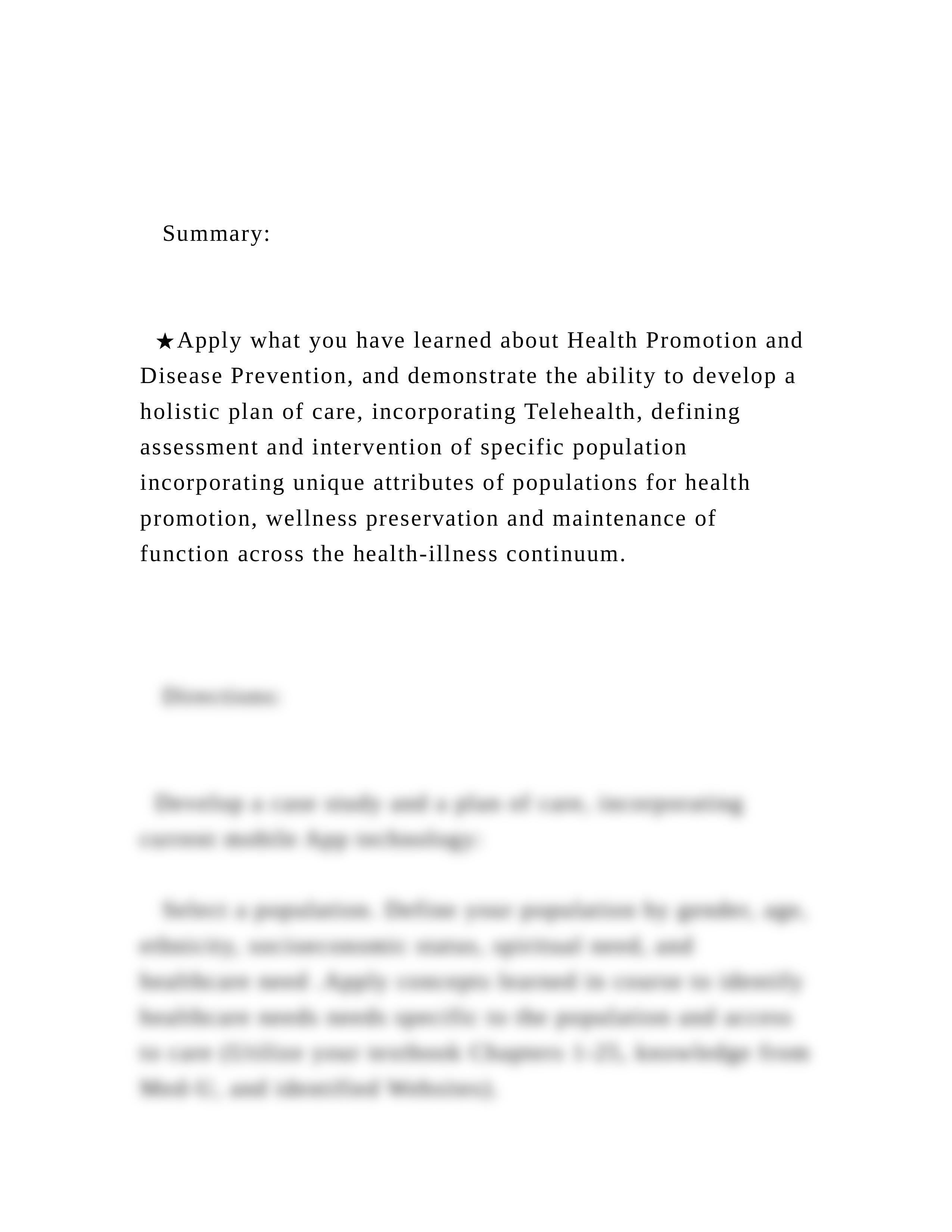 Summary    ★Apply what you have learned about Health Prom.docx_dhejnilotms_page2