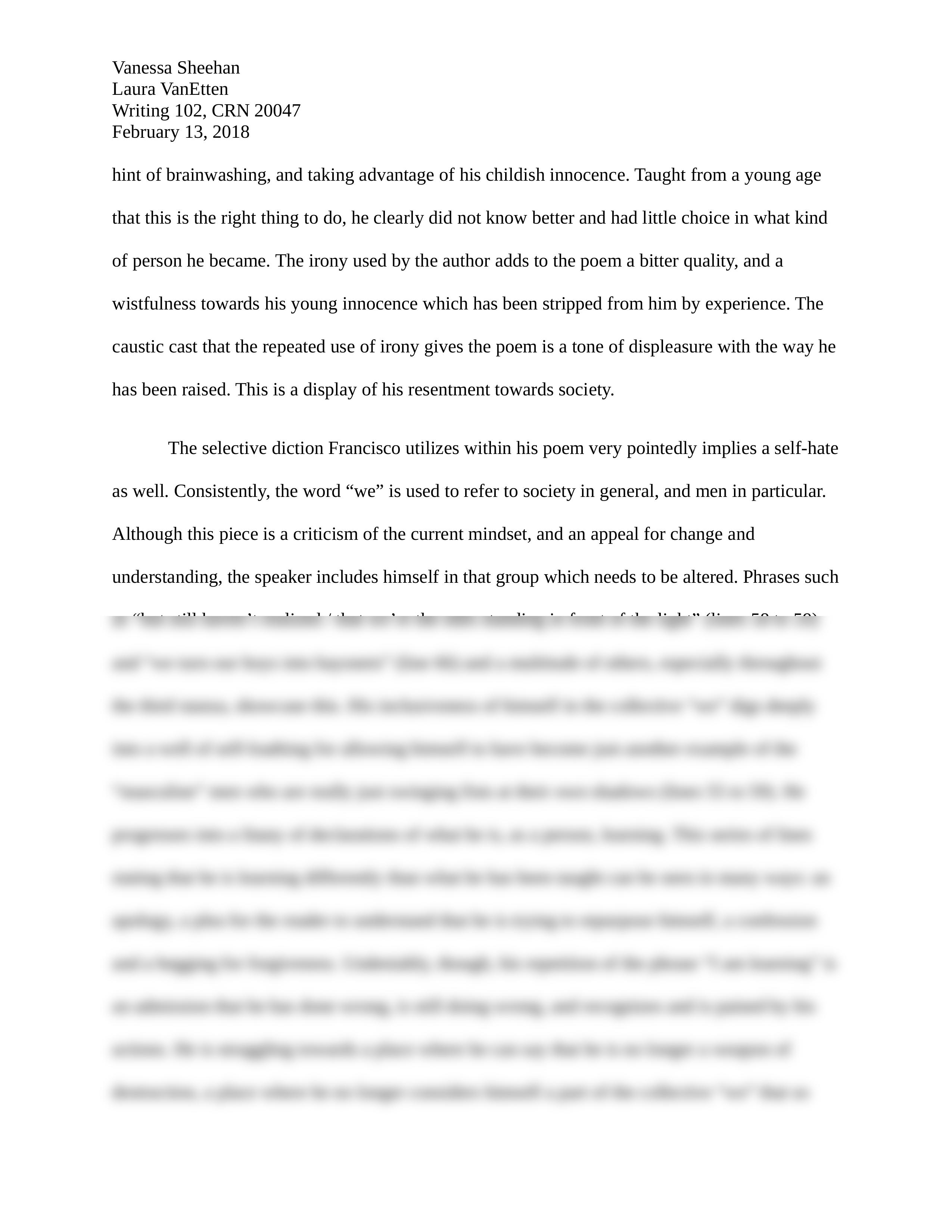 PCC WRT102 Poetry Analytical Claim Essay on Rifle II by Francisco.docx_dheuxznxj9x_page2