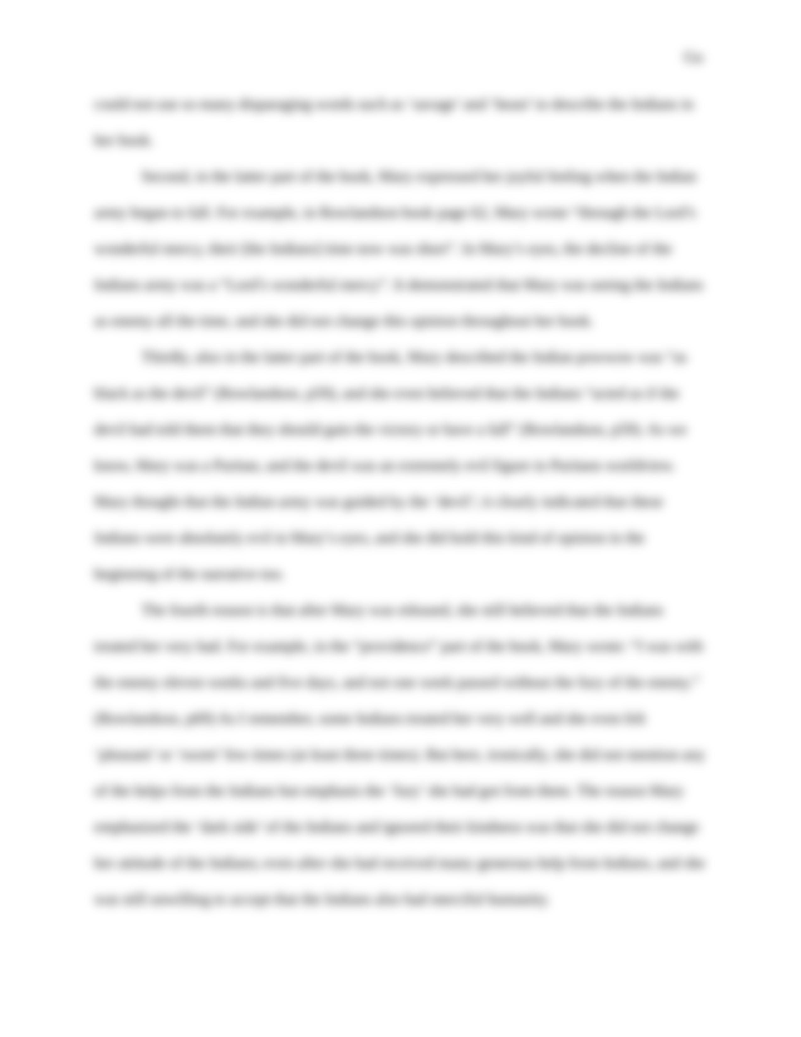 Research paper on Narrative of the Captivity and Restoration of Mary Rowlandson_dikjoy30l48_page5