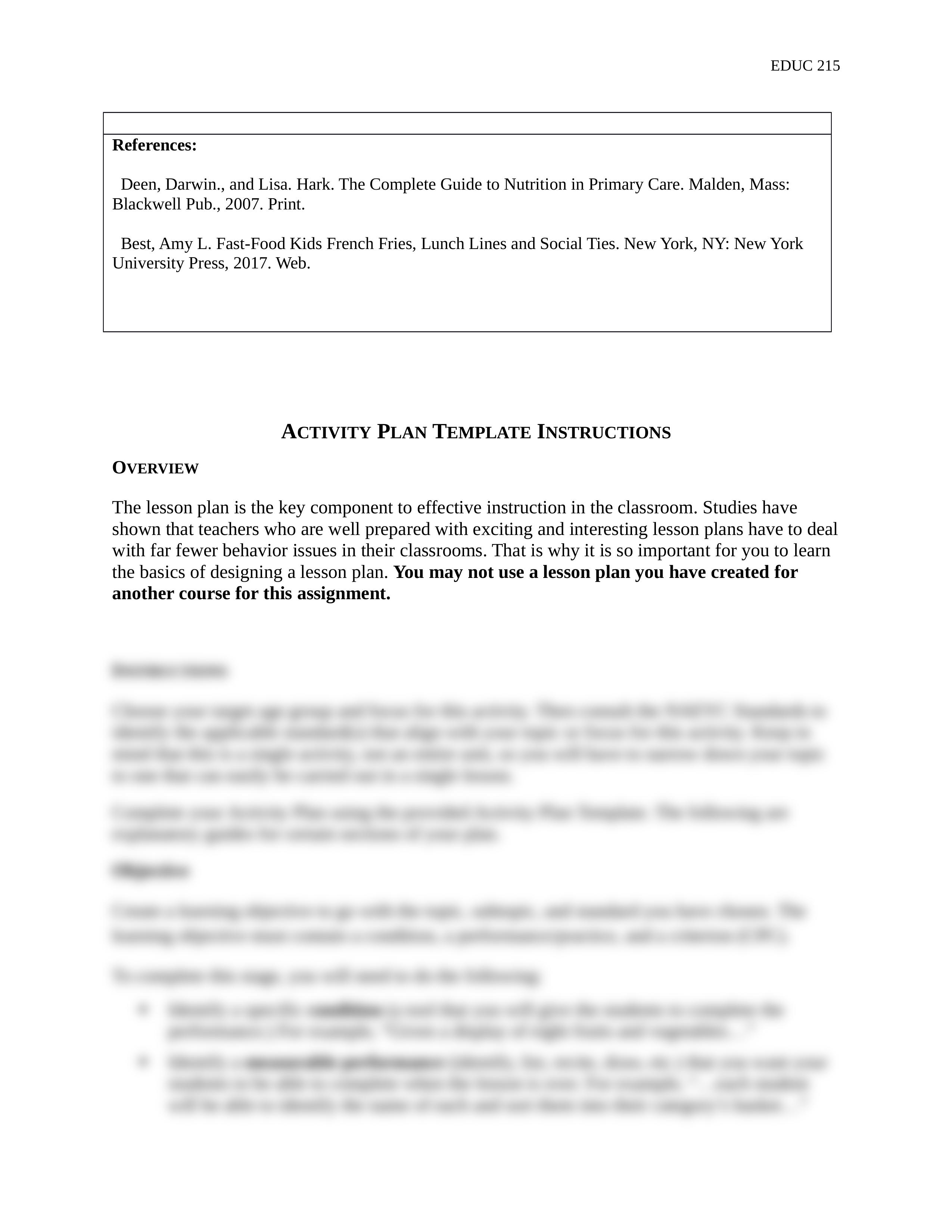 Health and Wellness Project Activity Plan Template.docx_djnh2kdgdsf_page2