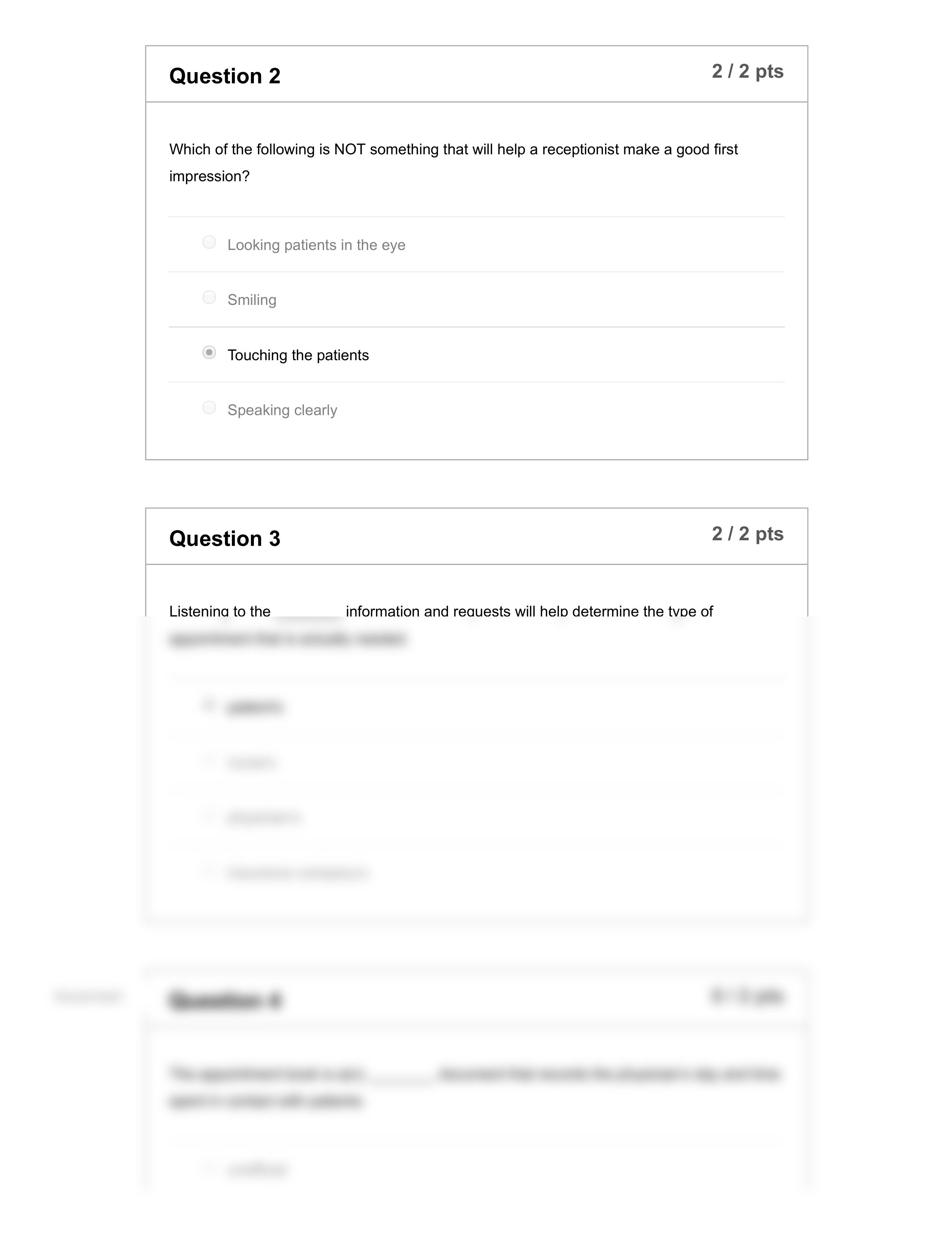 Module 2_ Quiz on Module 1 Content_ MAB155-Medical Front Office-BLEVE3.pdf_djnxr0fnvop_page2