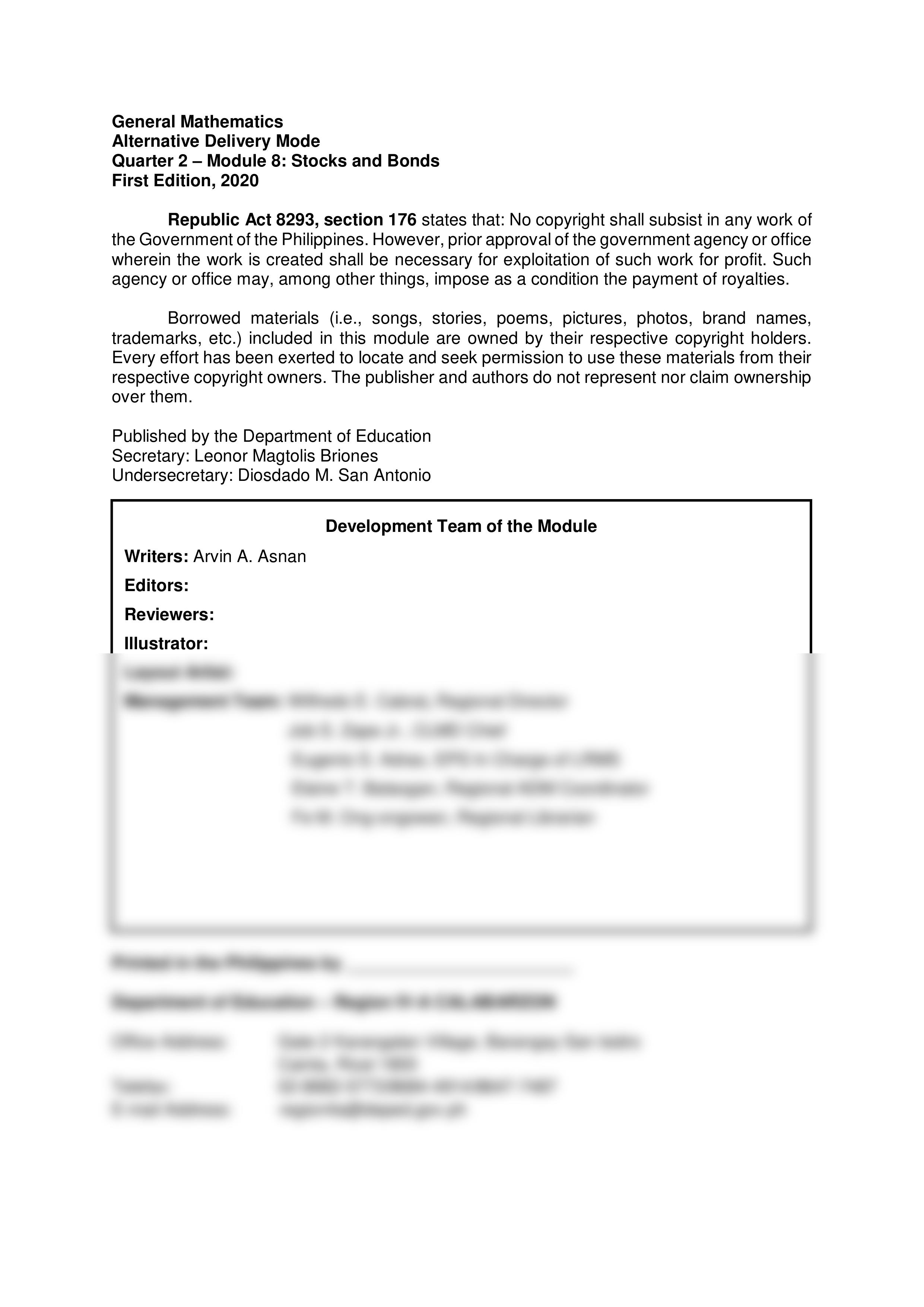 GenMath11_Q2_Mod9_Stocks-and-Bonds_CE1 CE2 eval.pdf_dkbinwv07jy_page2