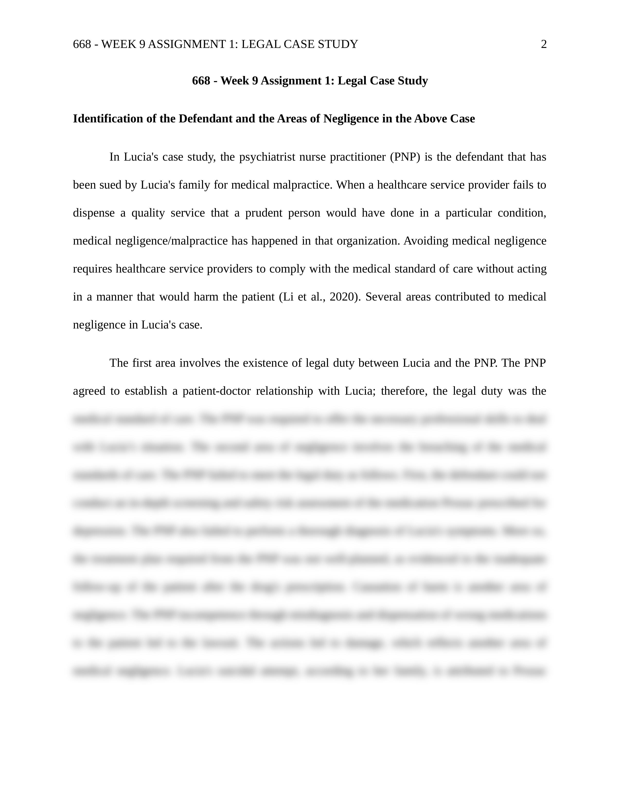 668 - Week 9 Assignment 1 PMHNP Legal Case Study (1).docx_dkx0did94j4_page2