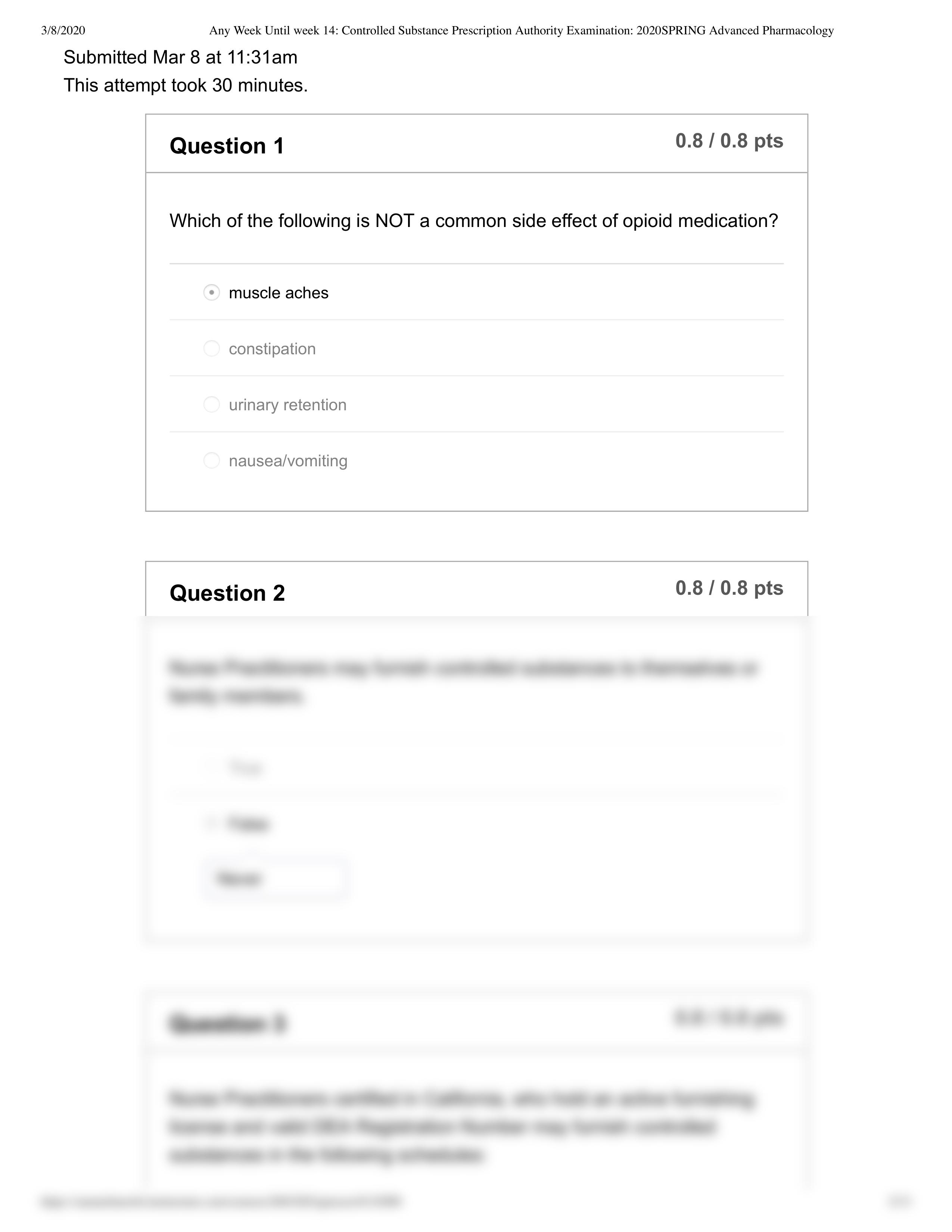 Any Week Until week 14_ Controlled Substance Prescription Authority Examination_ 2020SPRING Advanced_dmi7jbkgocf_page2