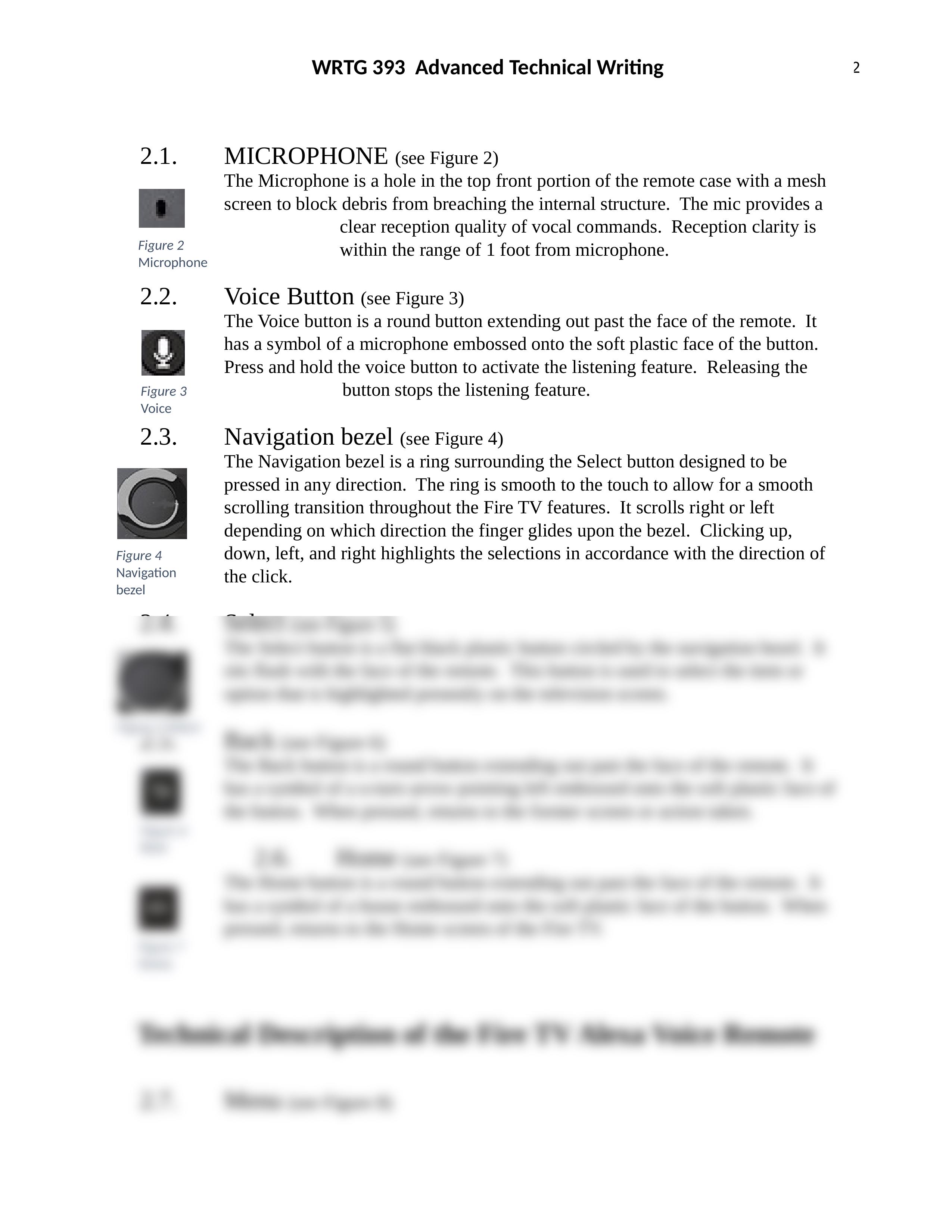 WRTG 393  Advanced Technical Writing Technical Description of FireTV Remote.docx_dn4g4rvoiw2_page2
