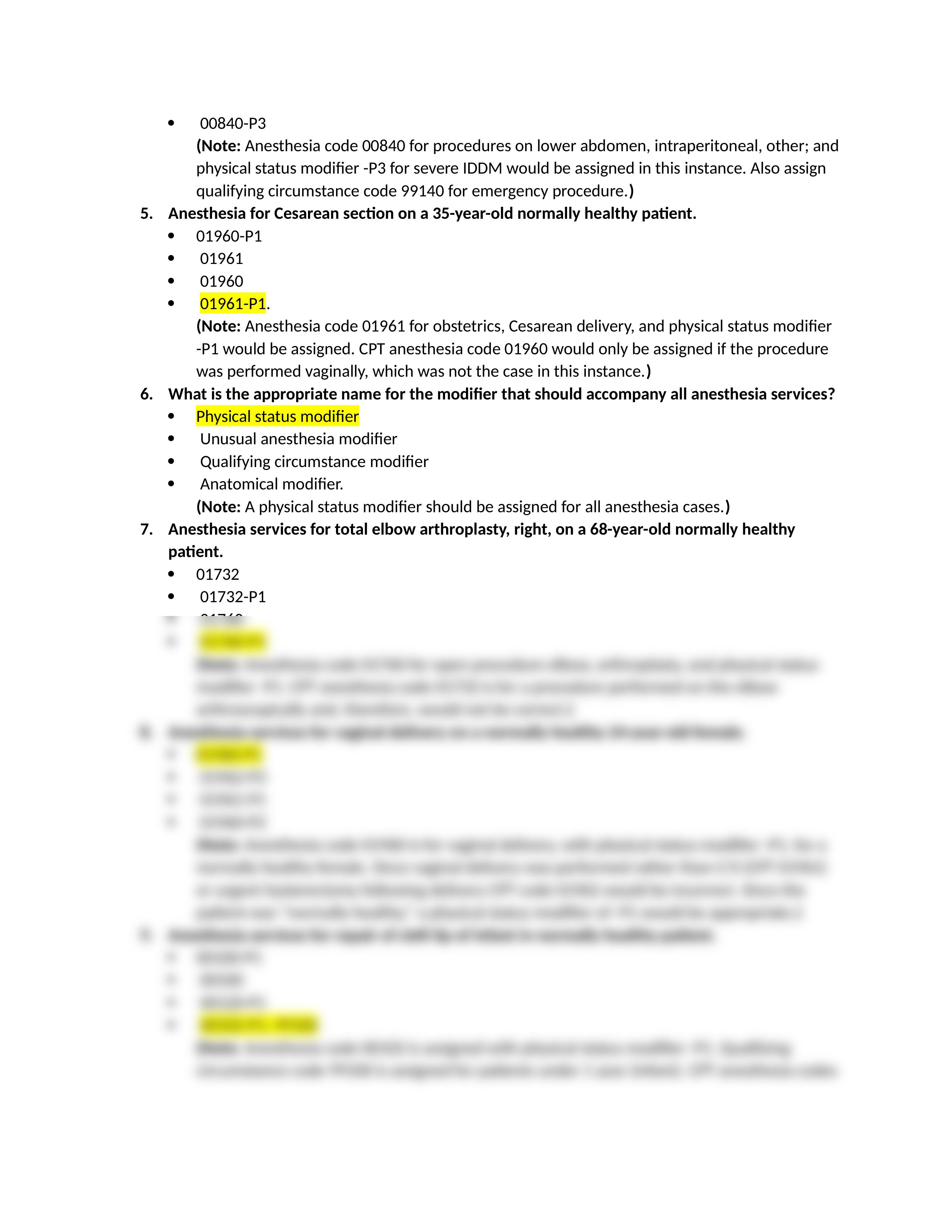 MBC3100 - CPC Coding Prep - 4.2 MindTap Assignment - Anesthesia Coding.docx_dnaldsjh9xa_page2