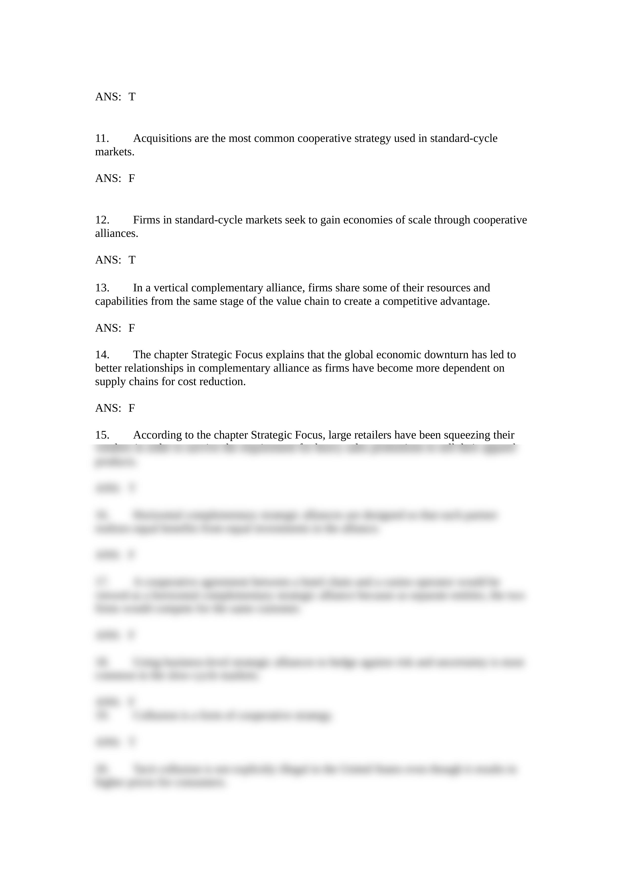 Chapter 9—Cooperative Strategy- Strategic management Test Bank_dneku43jlsz_page2