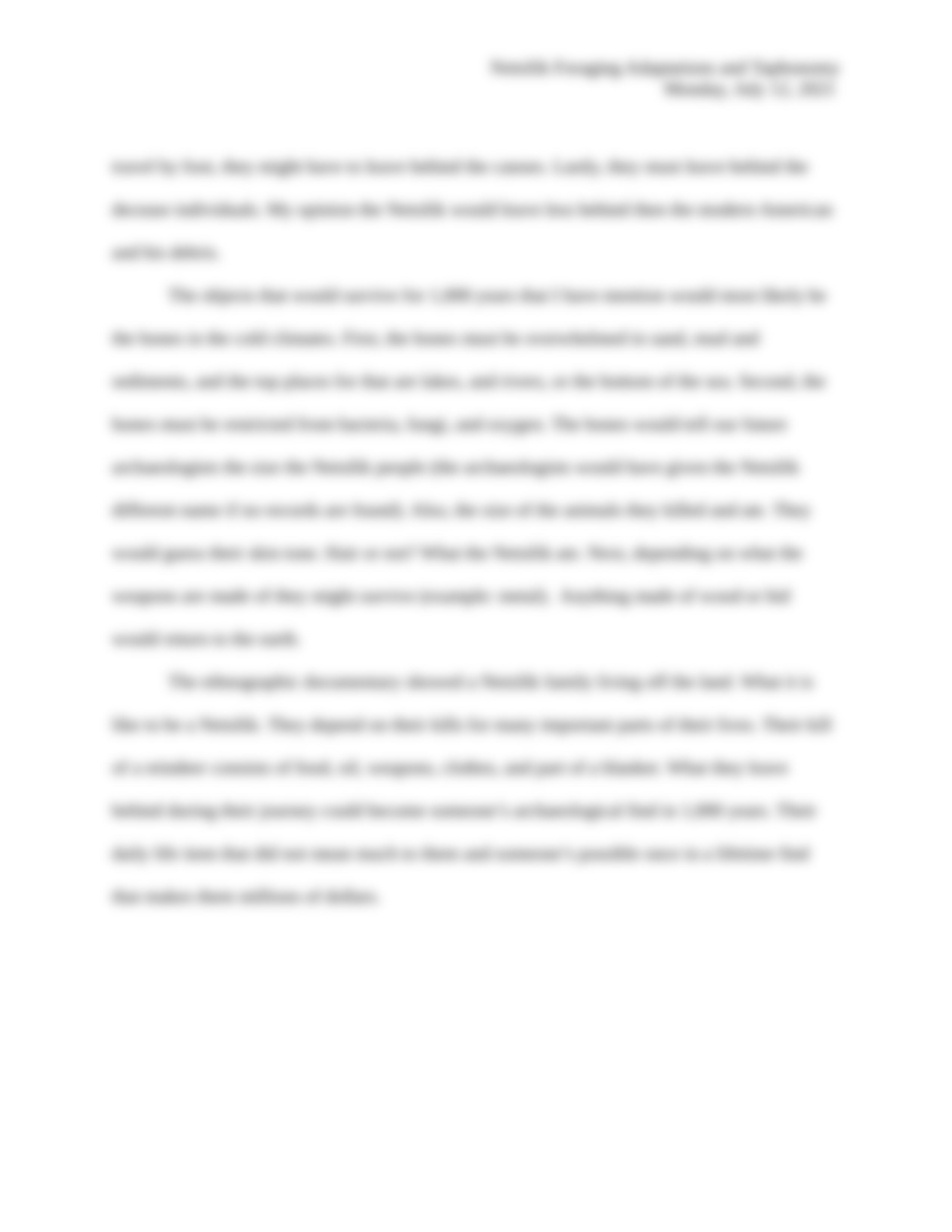 Essay 1 - Netsilik Foraging Adaptations and Taphonomy.docx_dnjndd54df4_page2