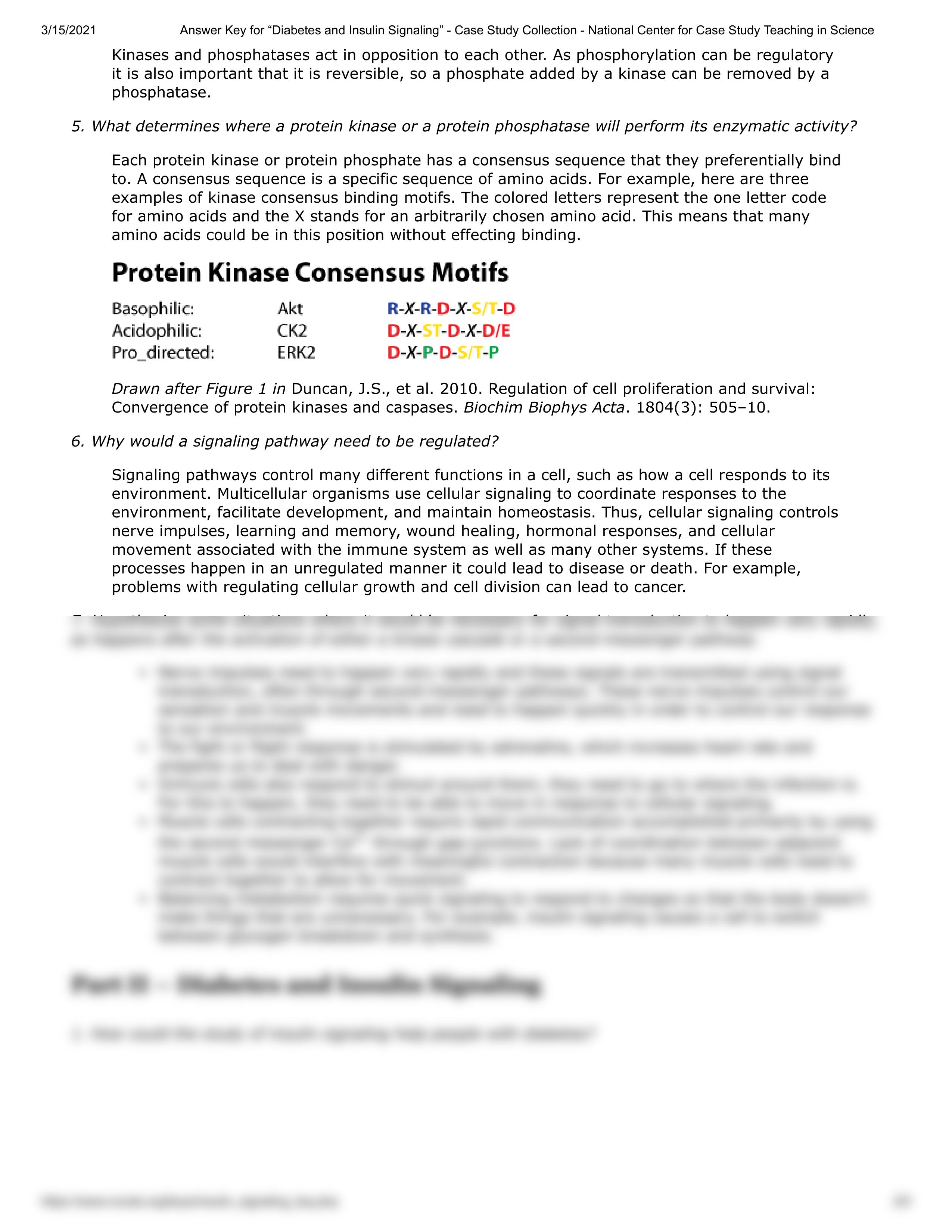 Answer Key for "Diabetes and Insulin Signaling" - Case Study Collection - National Center for Case S_dnplwjtmbgx_page2