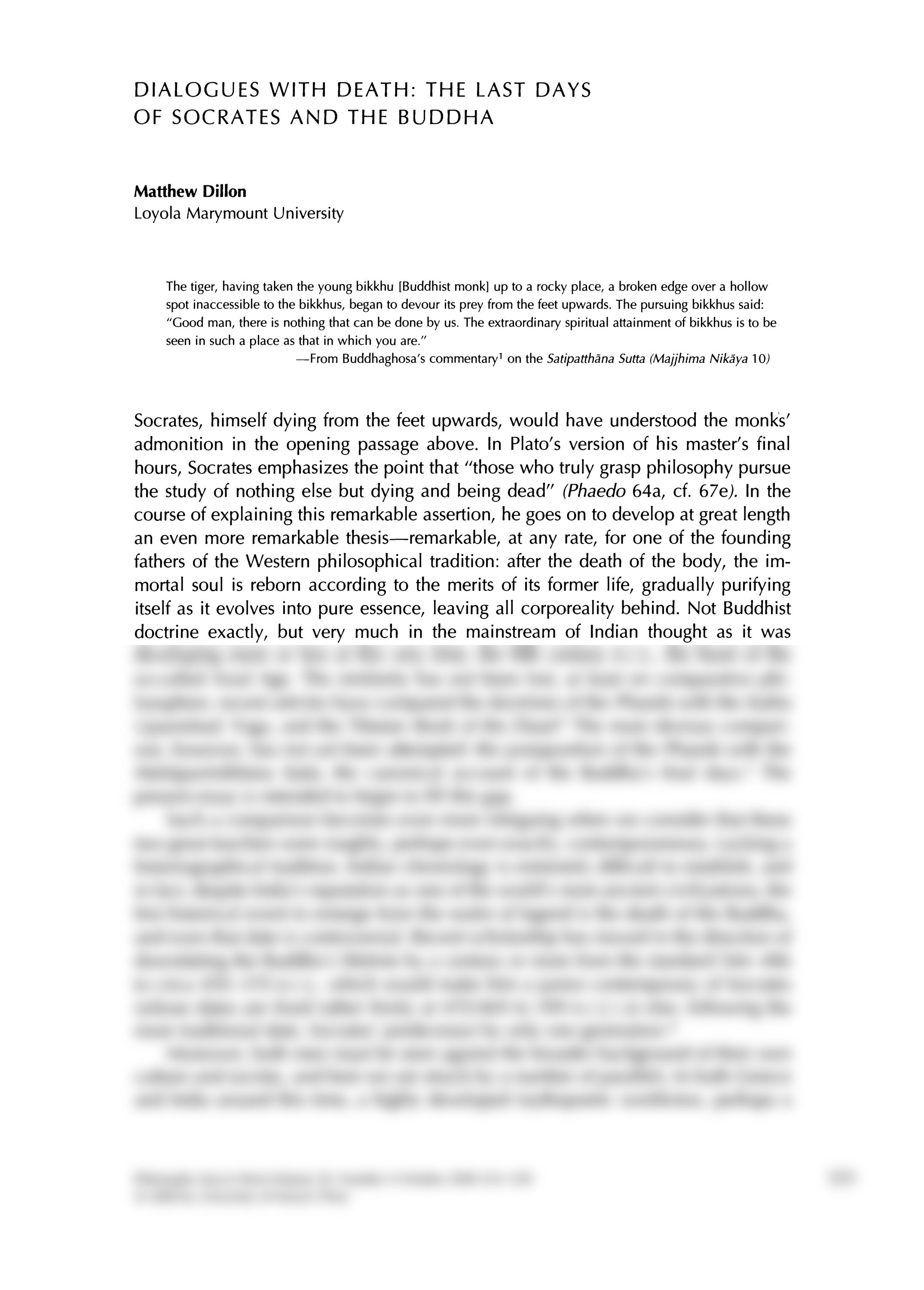 Matthew Dillon--Dialogues with Death--The Last Days of Socrates and the Buddha_dnt2tt0a6ns_page2