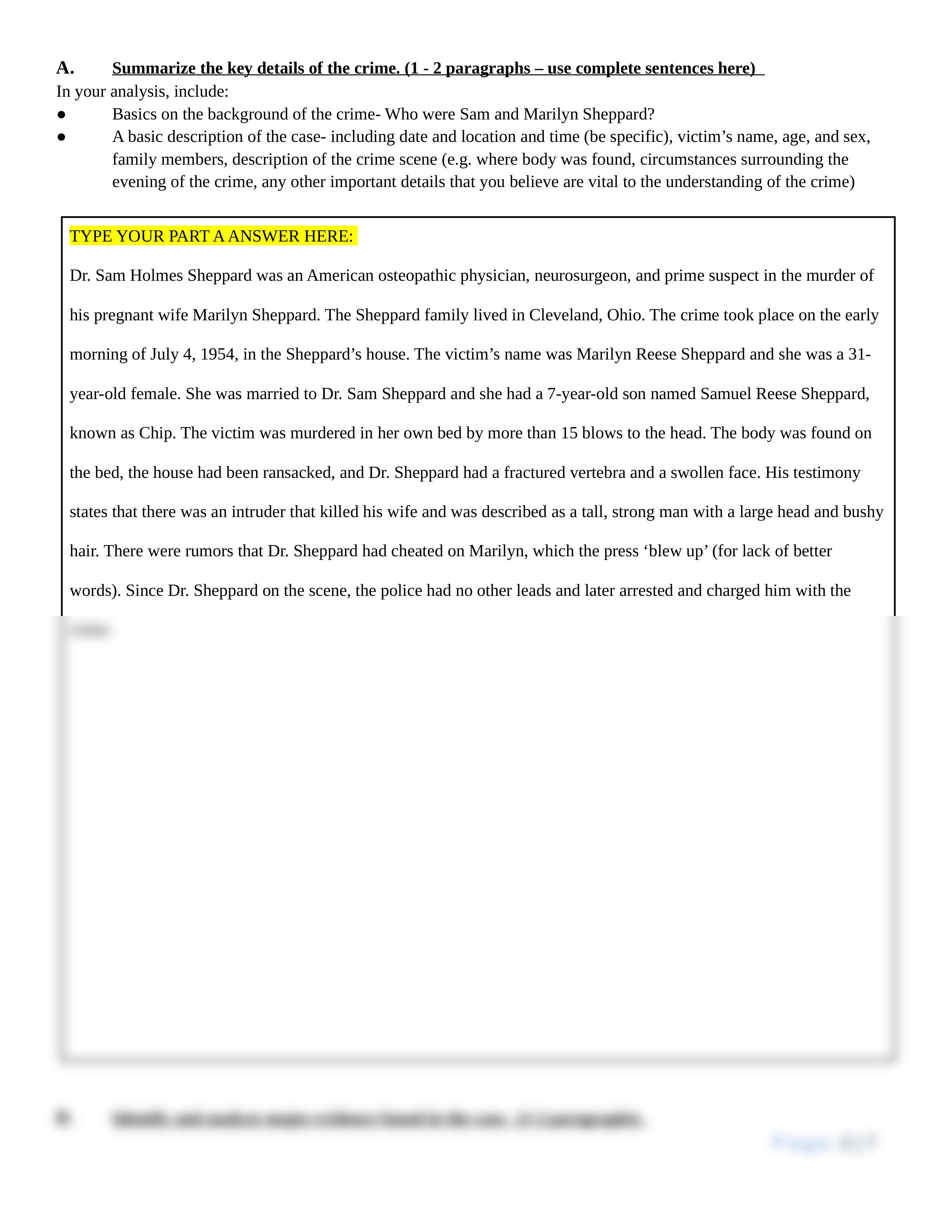 Sam Sheppard _ Marilyn Sheppard Case Analysis - Brelan.docx_doszvi2uuv2_page2