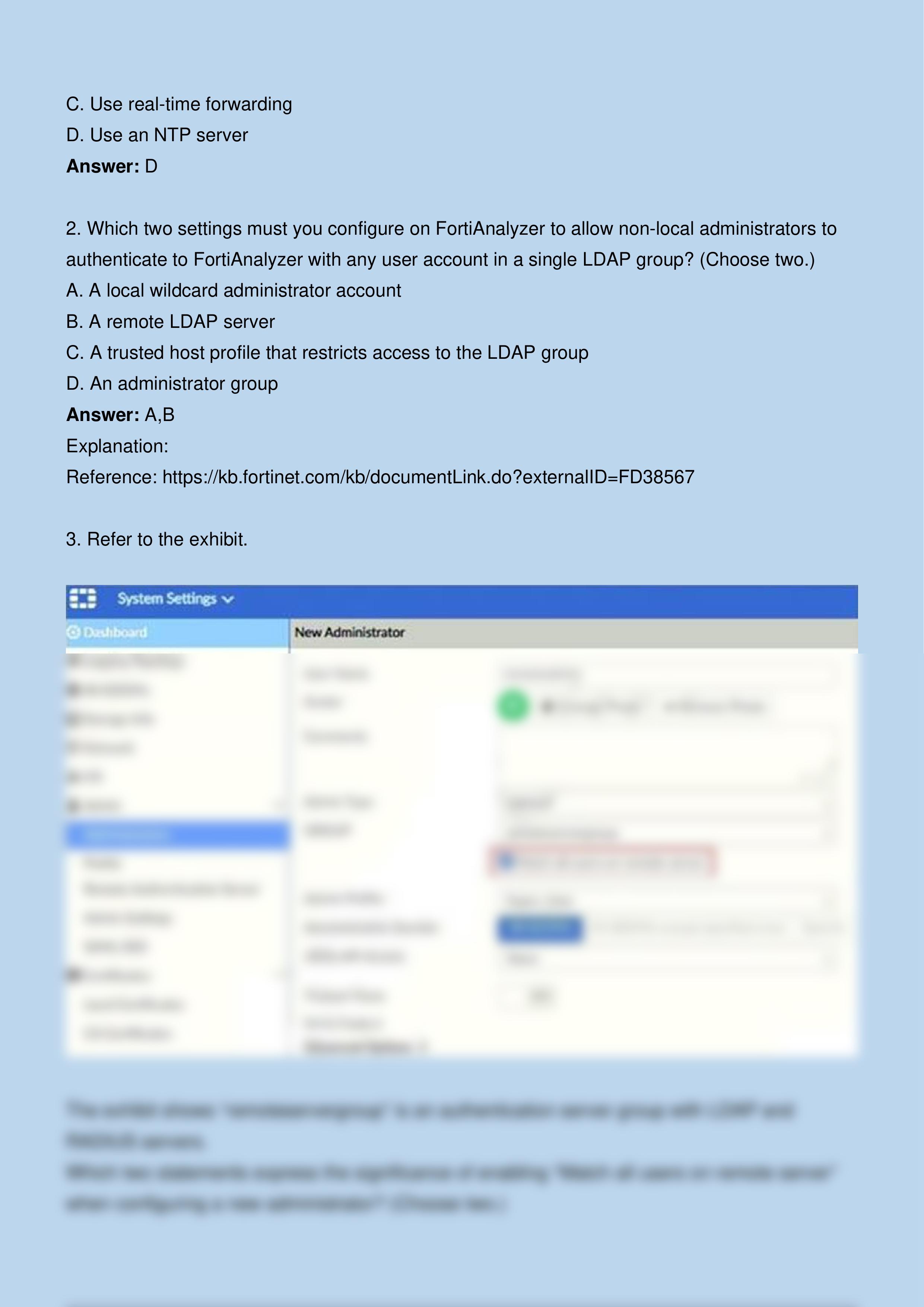 Fortinet NSE 5 - FortiAnalyzer 7.0 NSE5_FAZ-7.0 Exam Dumps.pdf_dpsg7fn94g2_page2