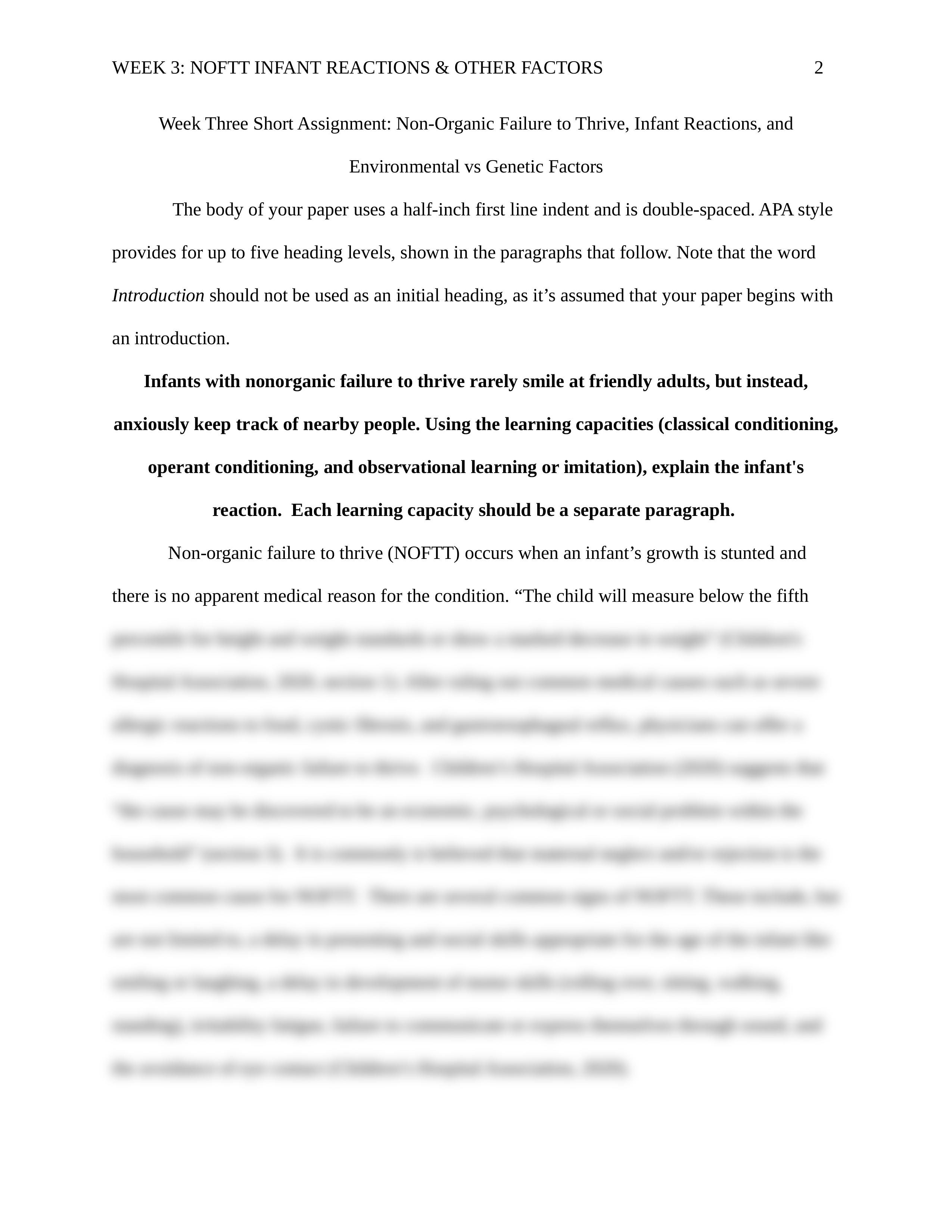 Week 3 Short Assignment- NOFTT Infant Reactions Envir v. Genetics.docx_dq2f1vny81w_page2