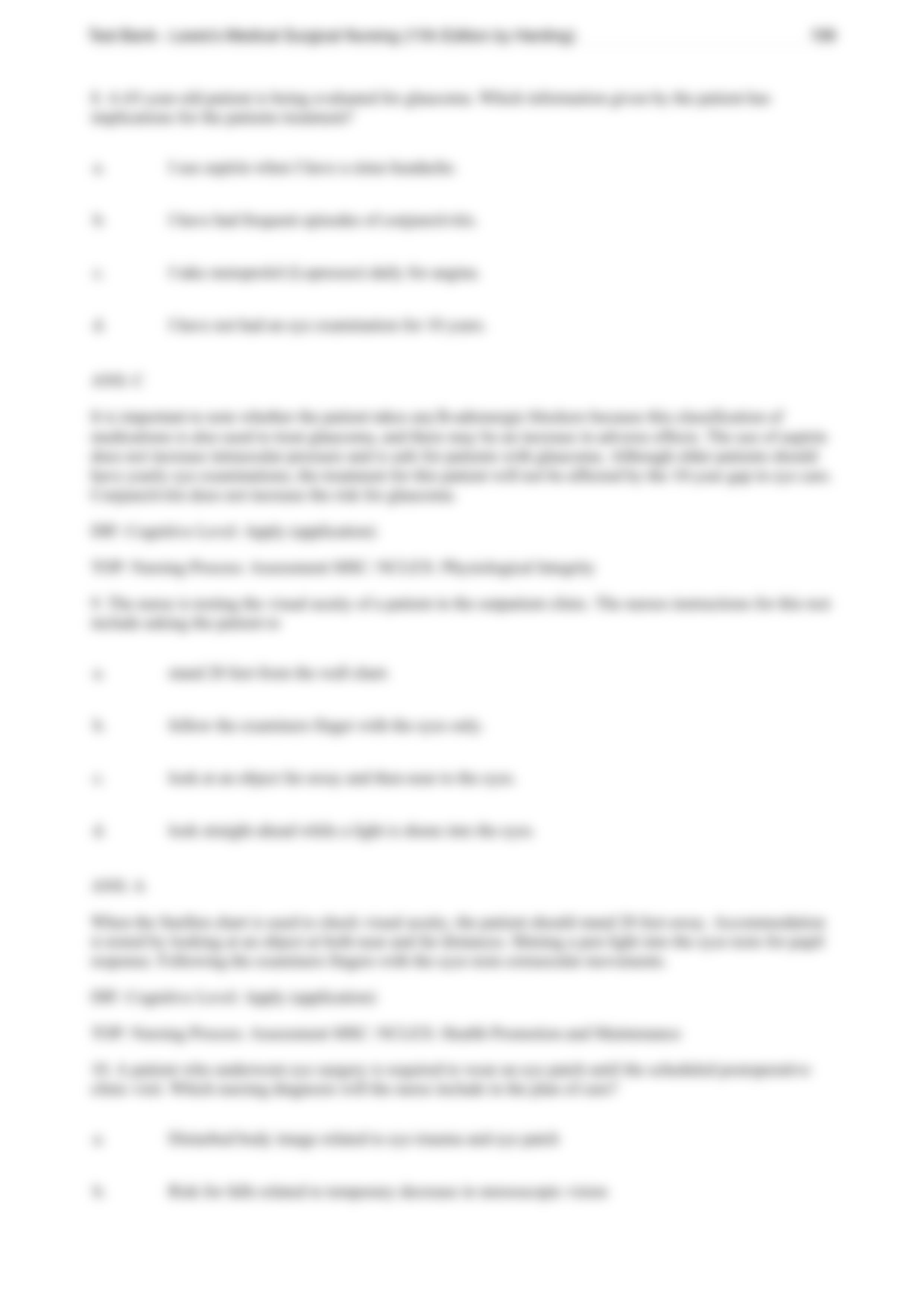 Test Bank - Lewis's Medical Surgical Nursing ch20 & ch21.pdf_dqq82txgacl_page4