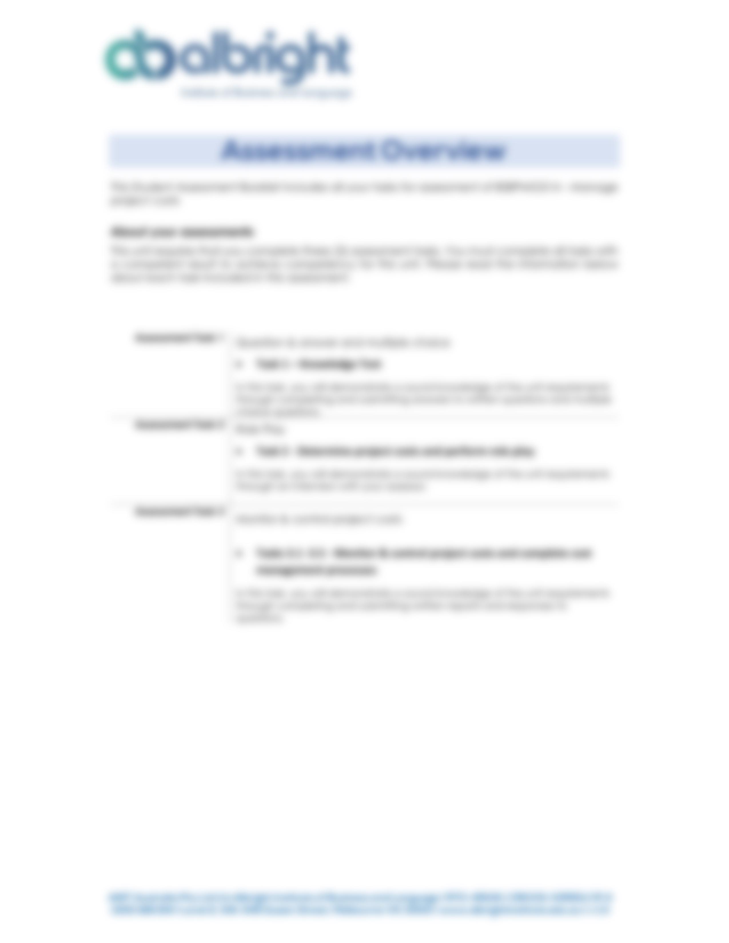 BSBPMG514 Manage Project Cost_ASSESSMENT_PACK.pdf_dqvb3pjitzi_page5