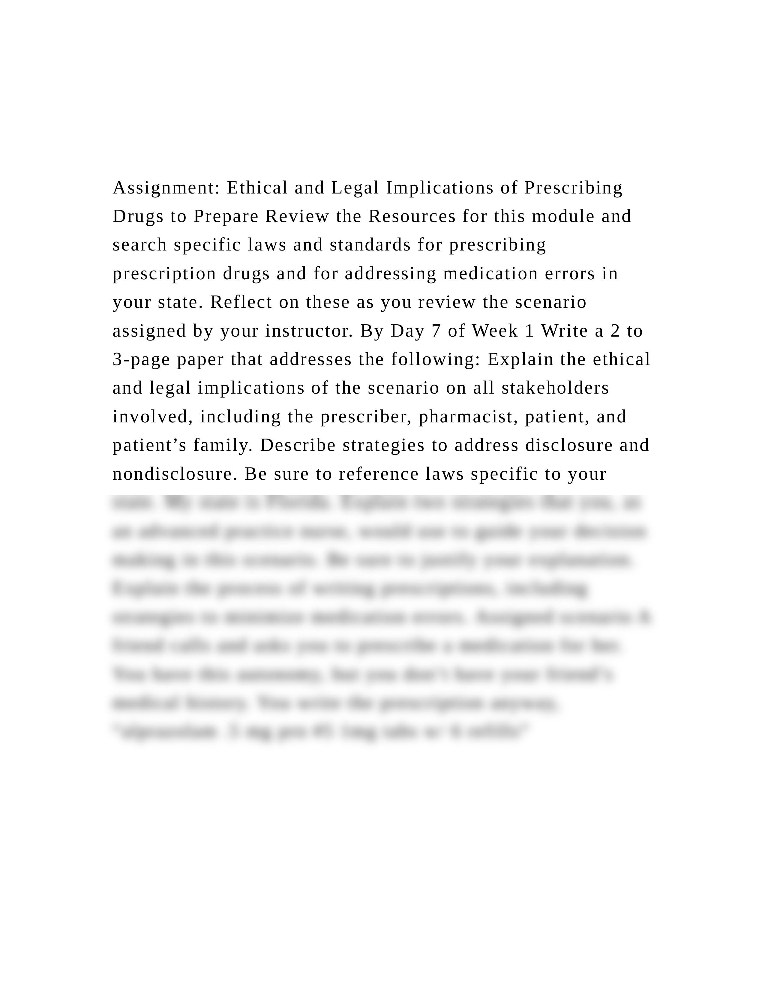 Assignment Ethical and Legal Implications of Prescribing Drugs .docx_dr1uyy3t7dr_page2