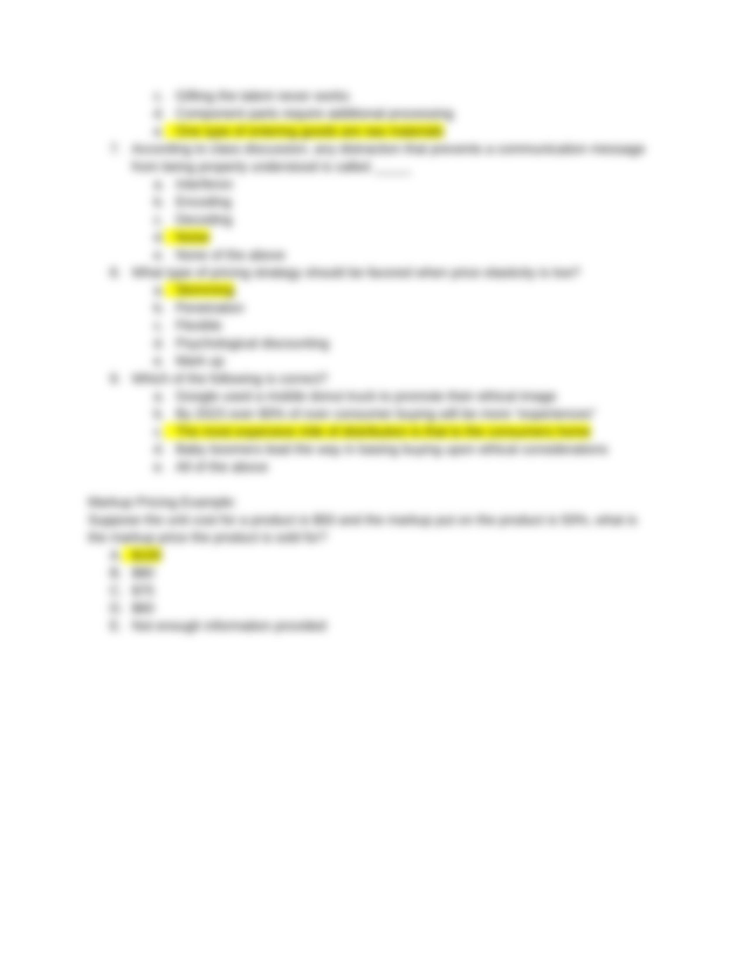 Copy of Marketing 300 Exam 3 Practice Questions.docx_dr9rhqjhjje_page2