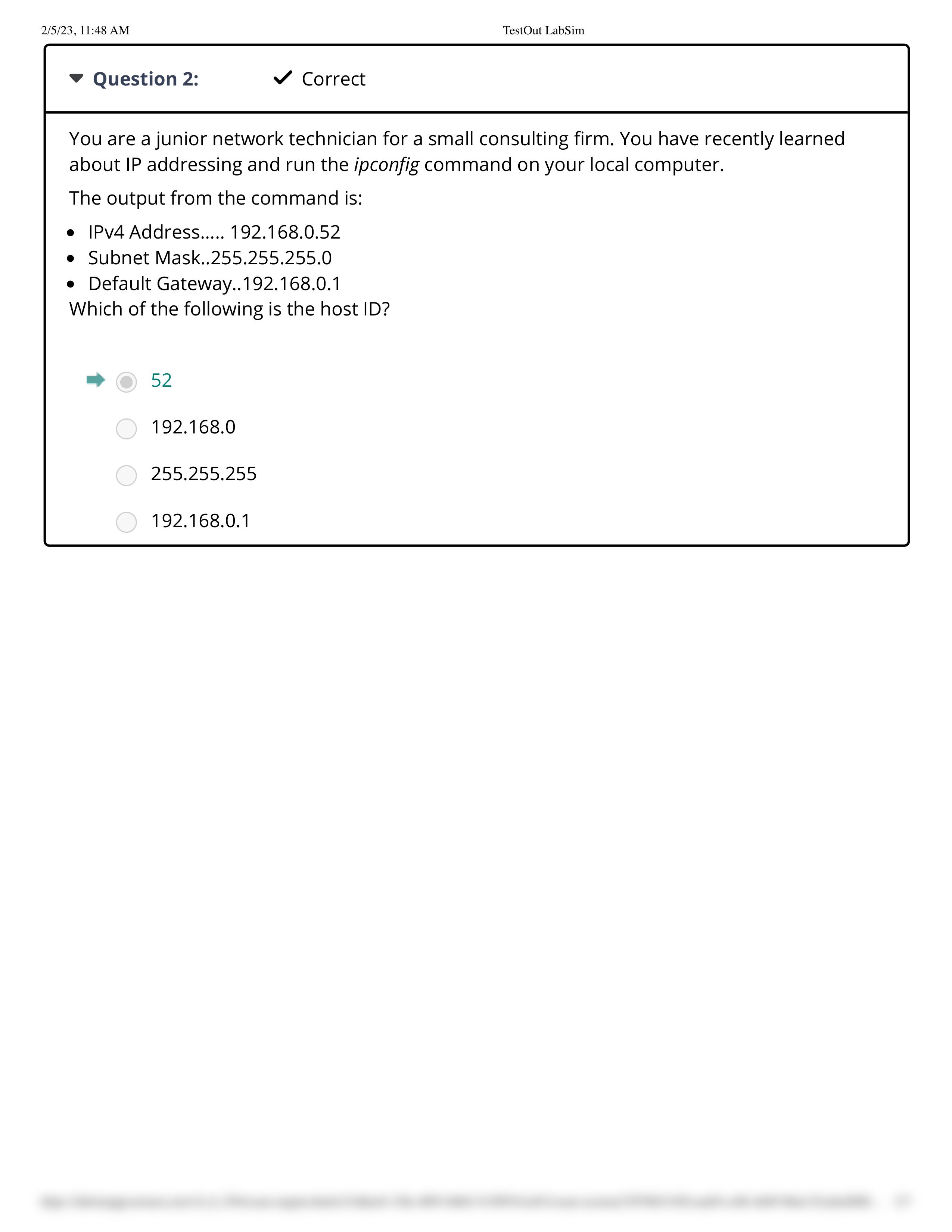 TestOut LabSim 11.1.4 Practice Questions.pdf_drvafckwsap_page2