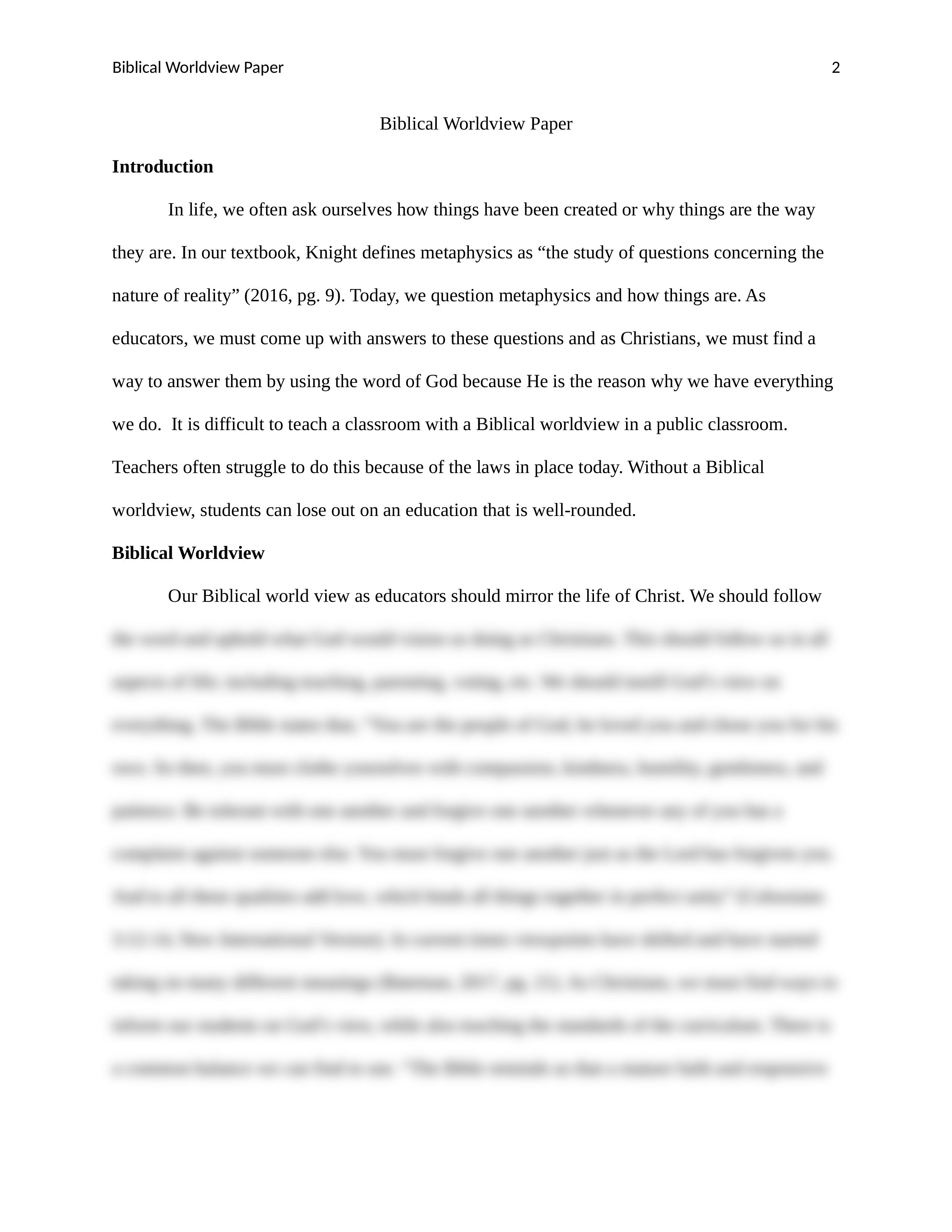 Biblical Worldview Paper-Jennafer Payne-SP 2019.docx_drw0a4eded3_page2