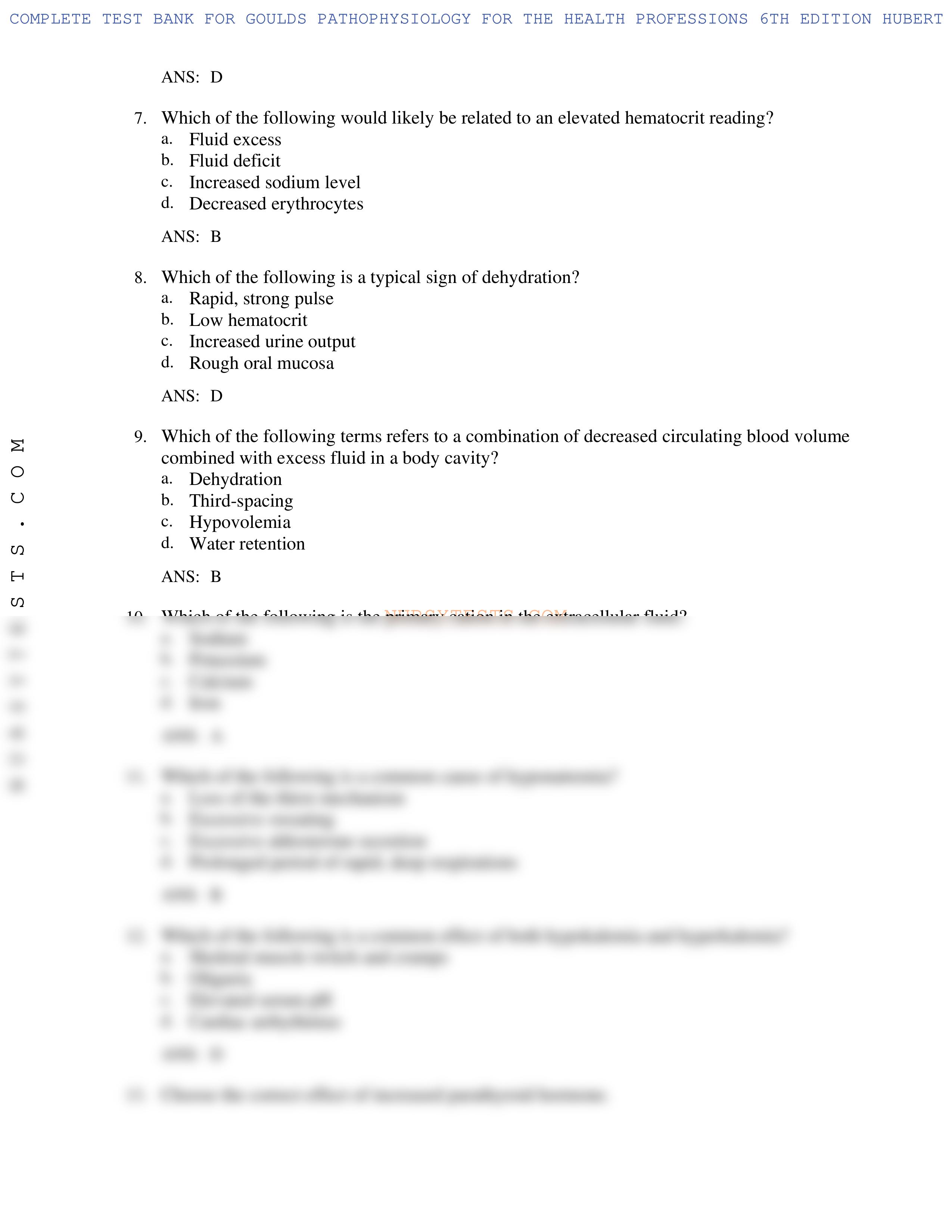 Test Bank Goulds Pathophysiology for the Health Professions 6th Edition Hubert.pdf_ds84sva0vo9_page2