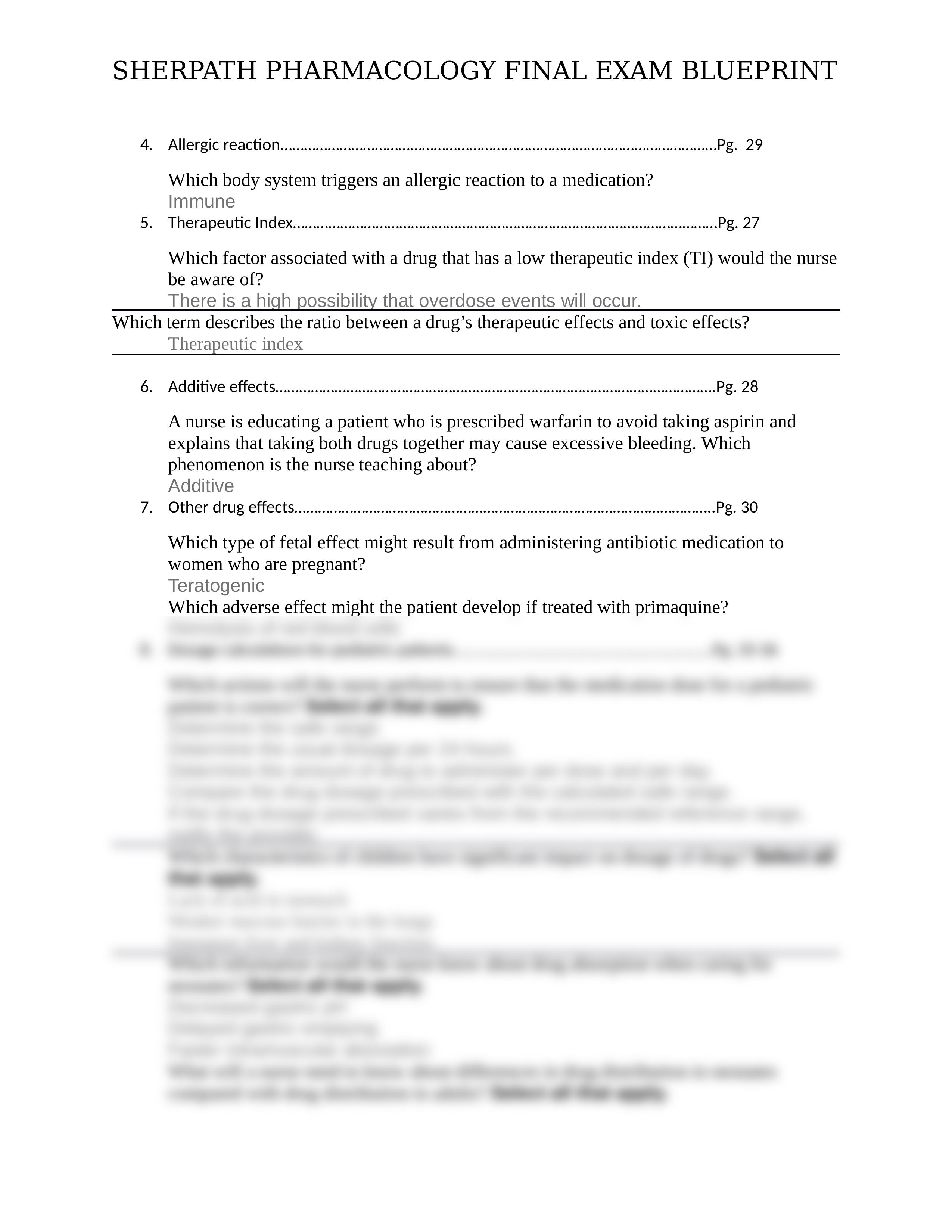 Sherpath Pharmacology Final Exam Blueprint.docx_dsezslqffnh_page2