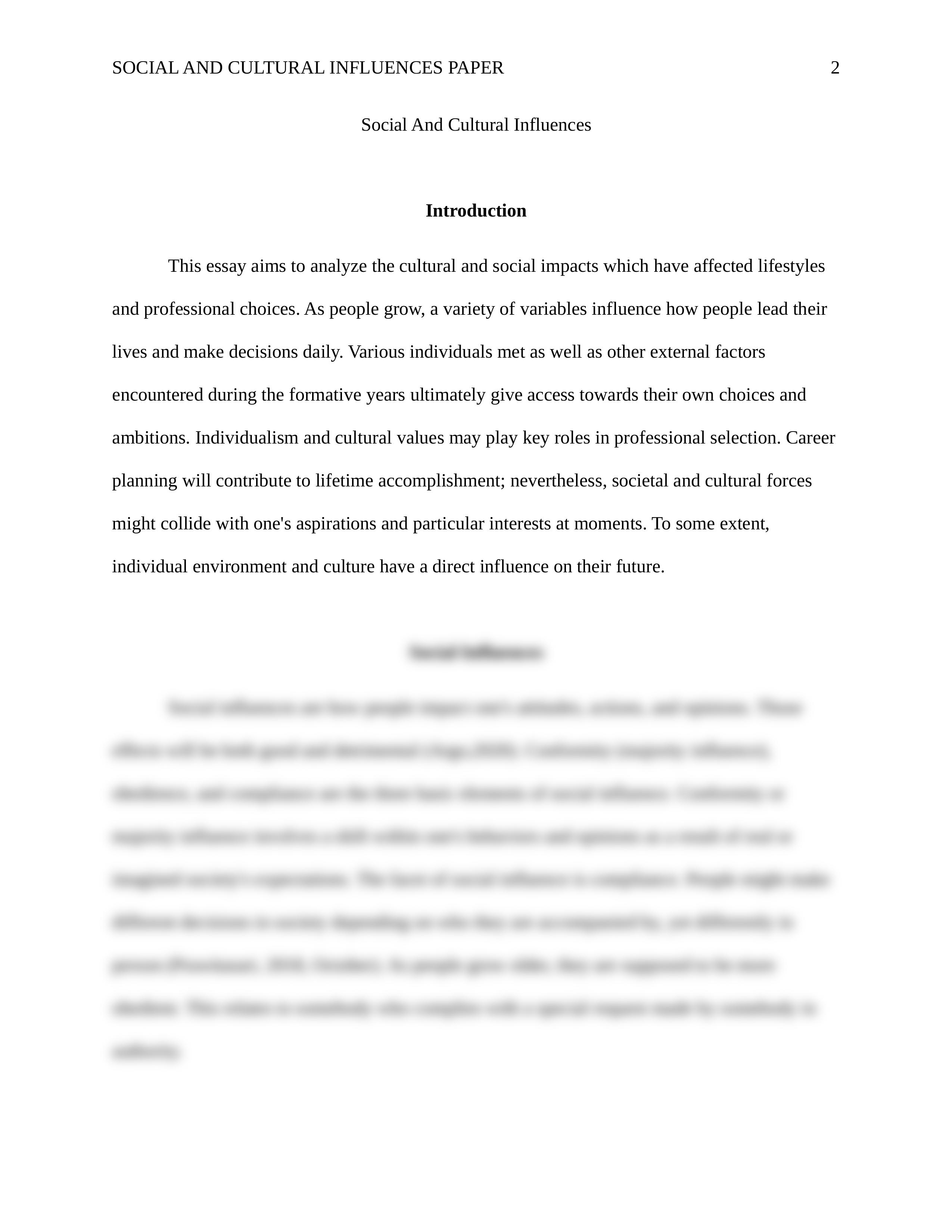 Social and Cultural Influences Paper.docx_dsikwxrxew2_page2