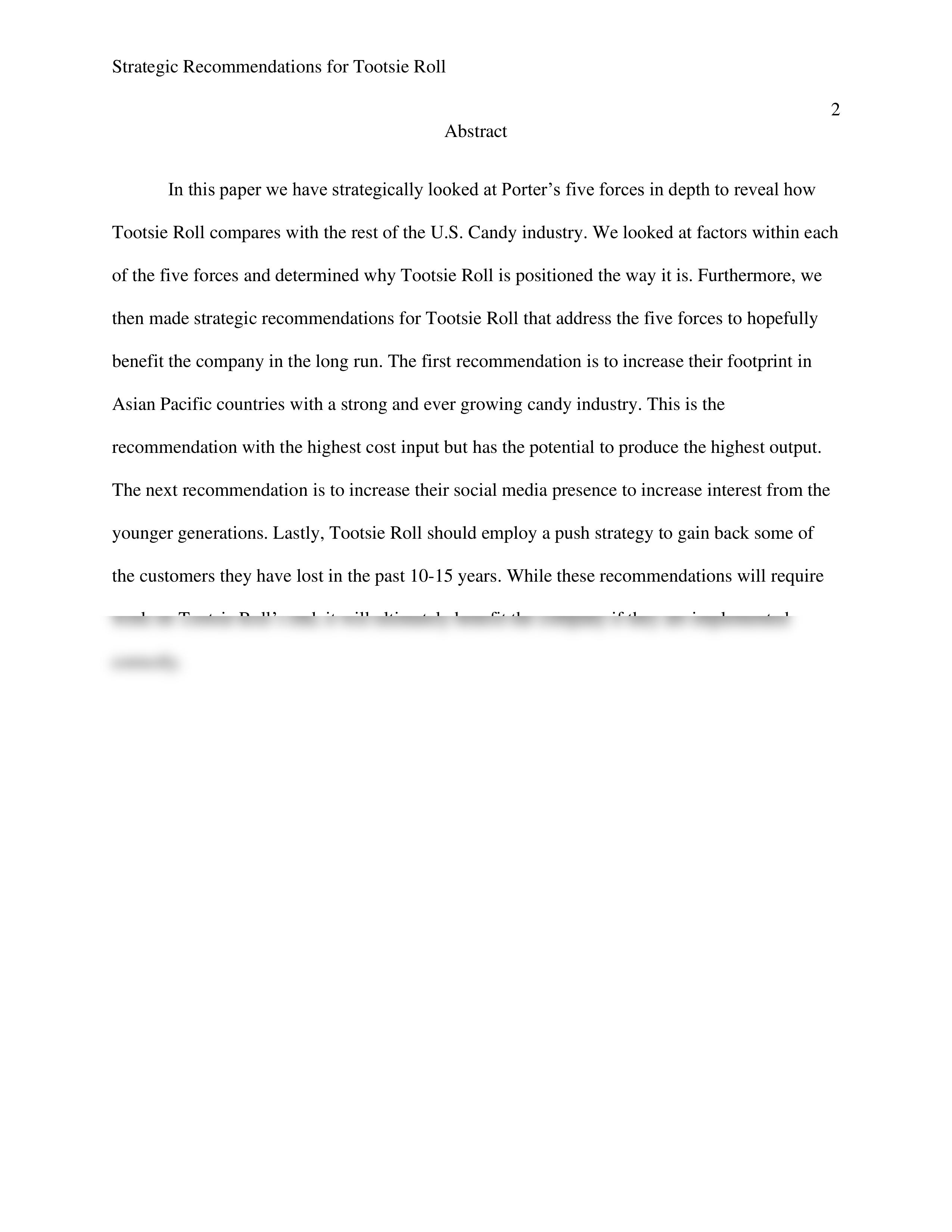 Strategic Recommendations for The Tootsie Roll Industry.pdf_dszue0kn1rl_page2