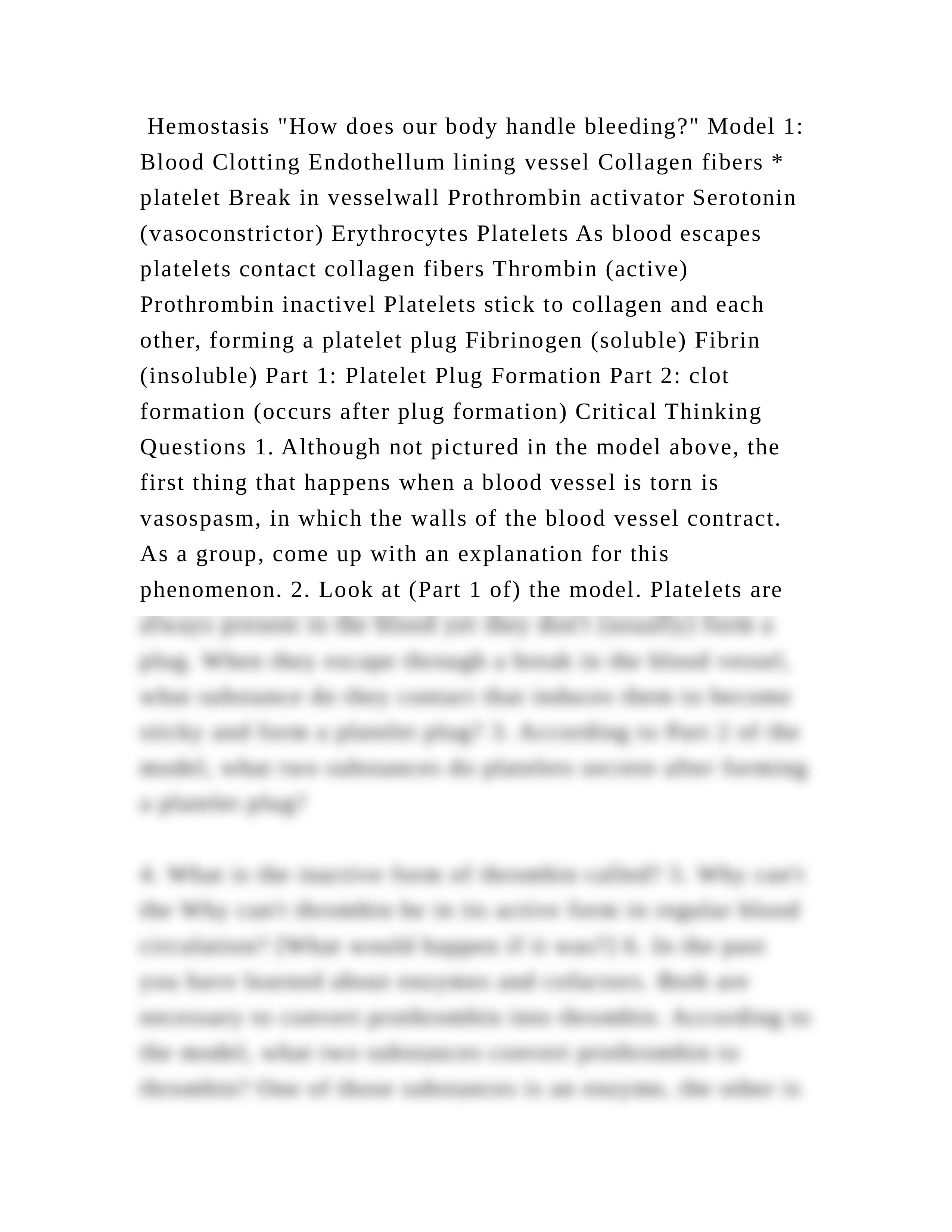 Hemostasis How does our body handle bleeding Model 1 Blood Clotti.docx_dt0wn5sokub_page2