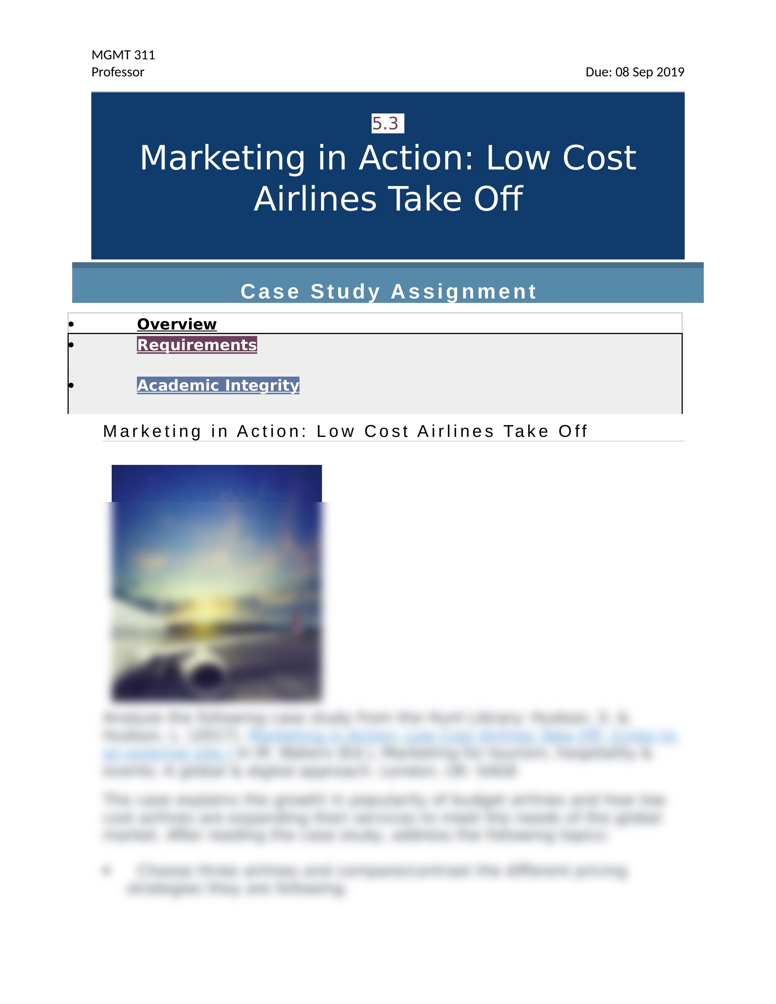 5.3 Marketing in Action - Low Cost Airlines Take Off - Case Study Assignment (UL - CH).docx_dtgoxwdfyam_page2